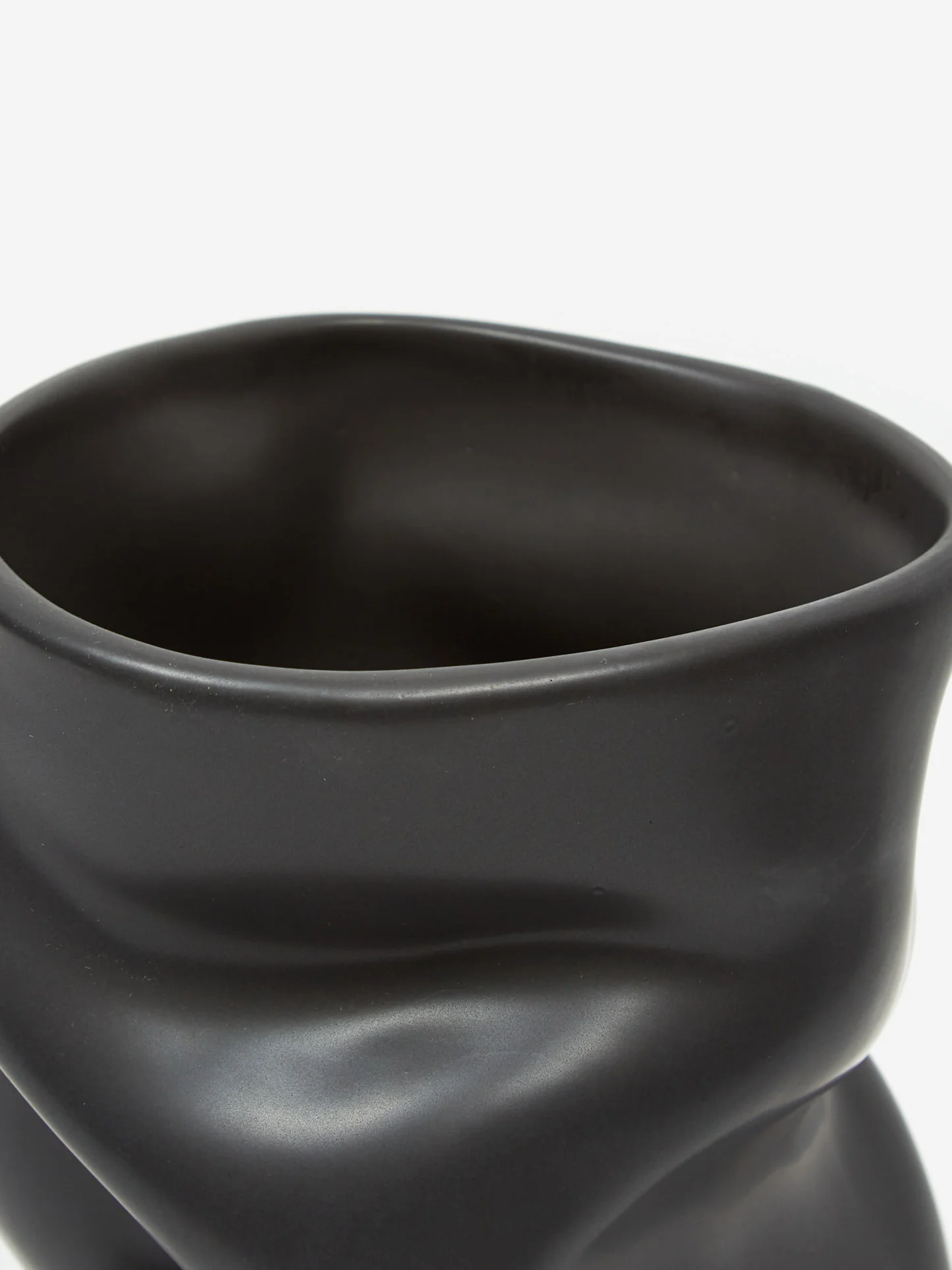 Menu Collapse Vase 20 - Black - Image 2