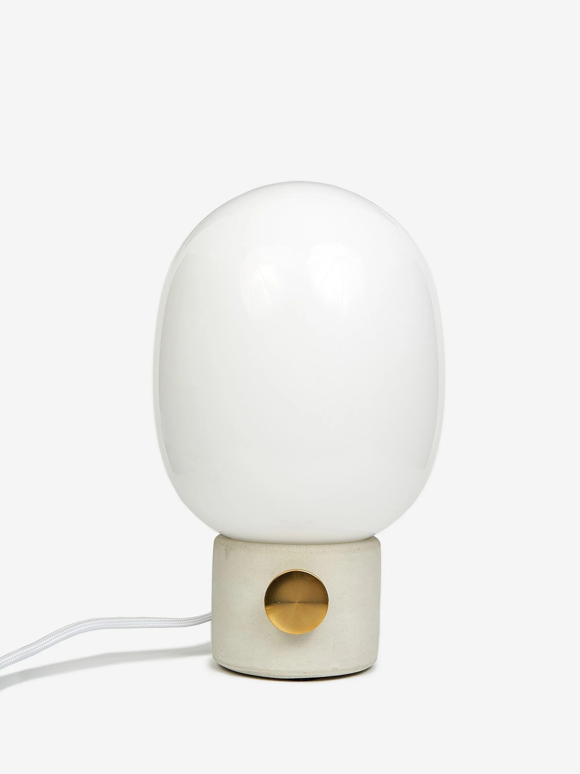 Menu JWDA Concrete Lamp - Light Grey/Brass