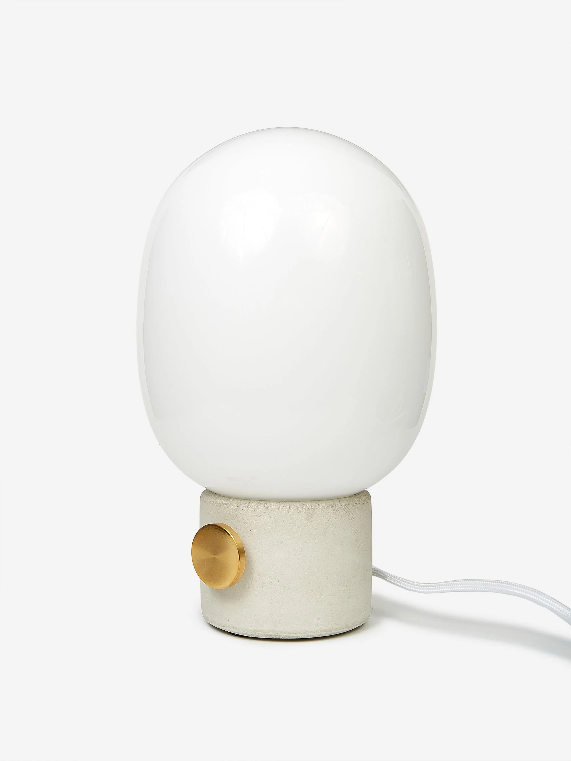Menu JWDA Concrete Lamp - Light Grey/Brass (UK Plug) - Image 3
