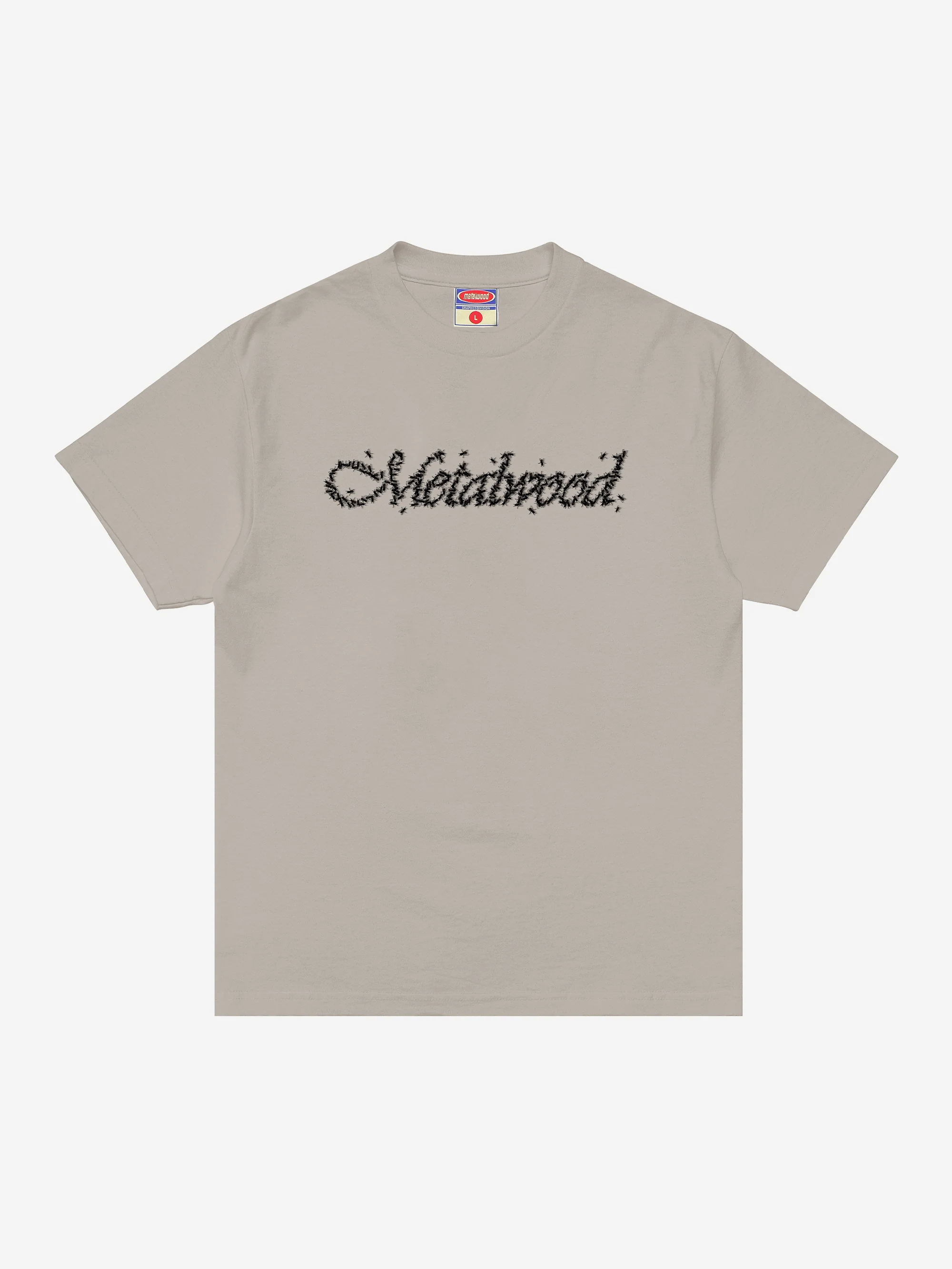 Metalwood Flies T-Shirt - Taupe