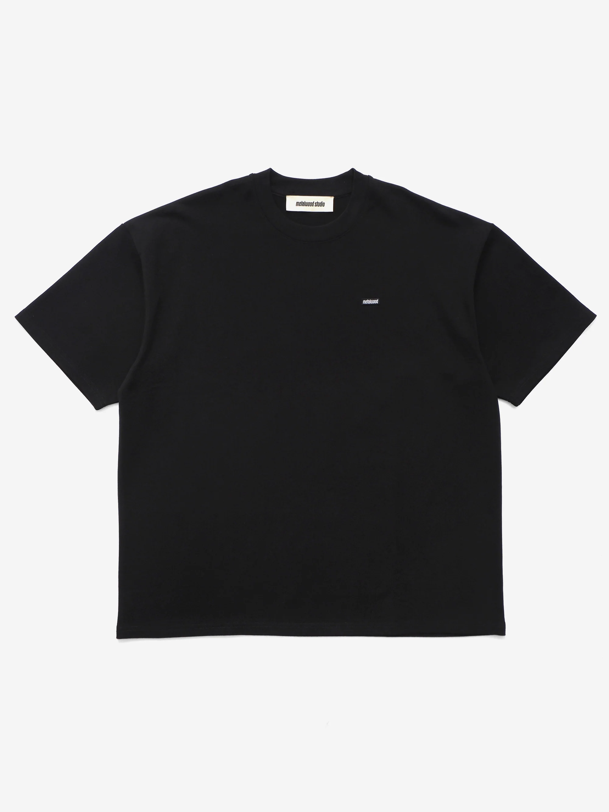 Metalwood Heavyweight Mini Metal Logo T-Shirt - Black