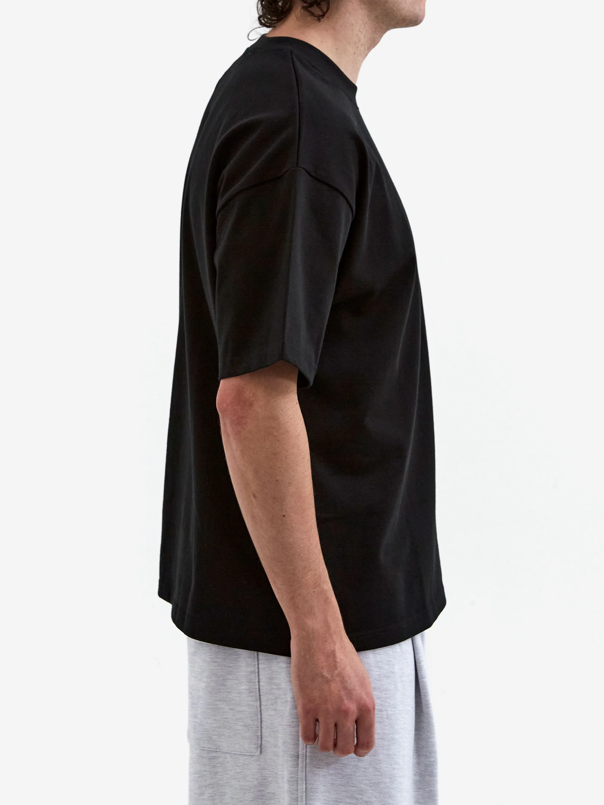 Metalwood Heavyweight Mini Metal Logo T-Shirt - Black - Image 4