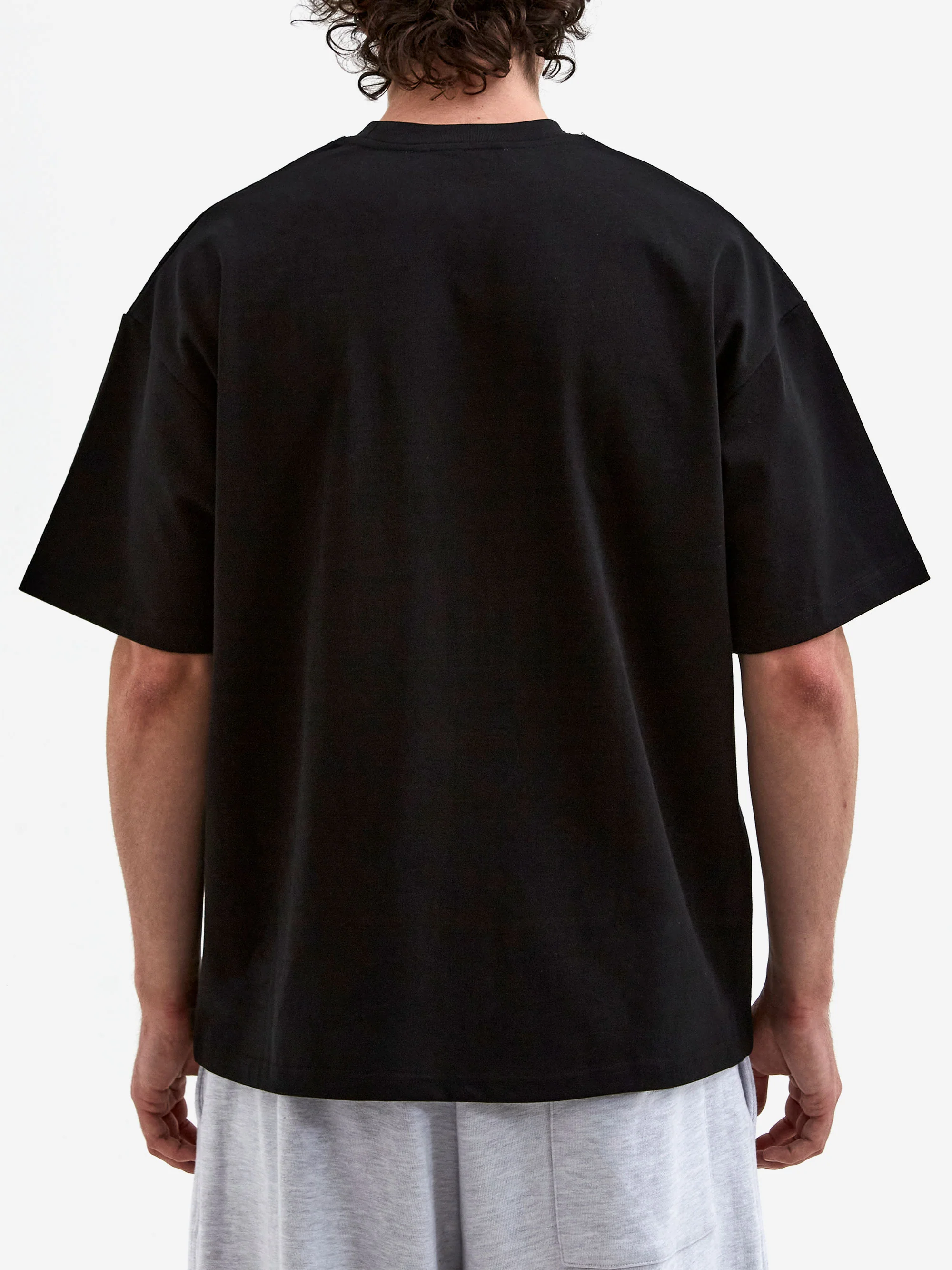 Metalwood Heavyweight Mini Metal Logo T-Shirt - Black - Image 5