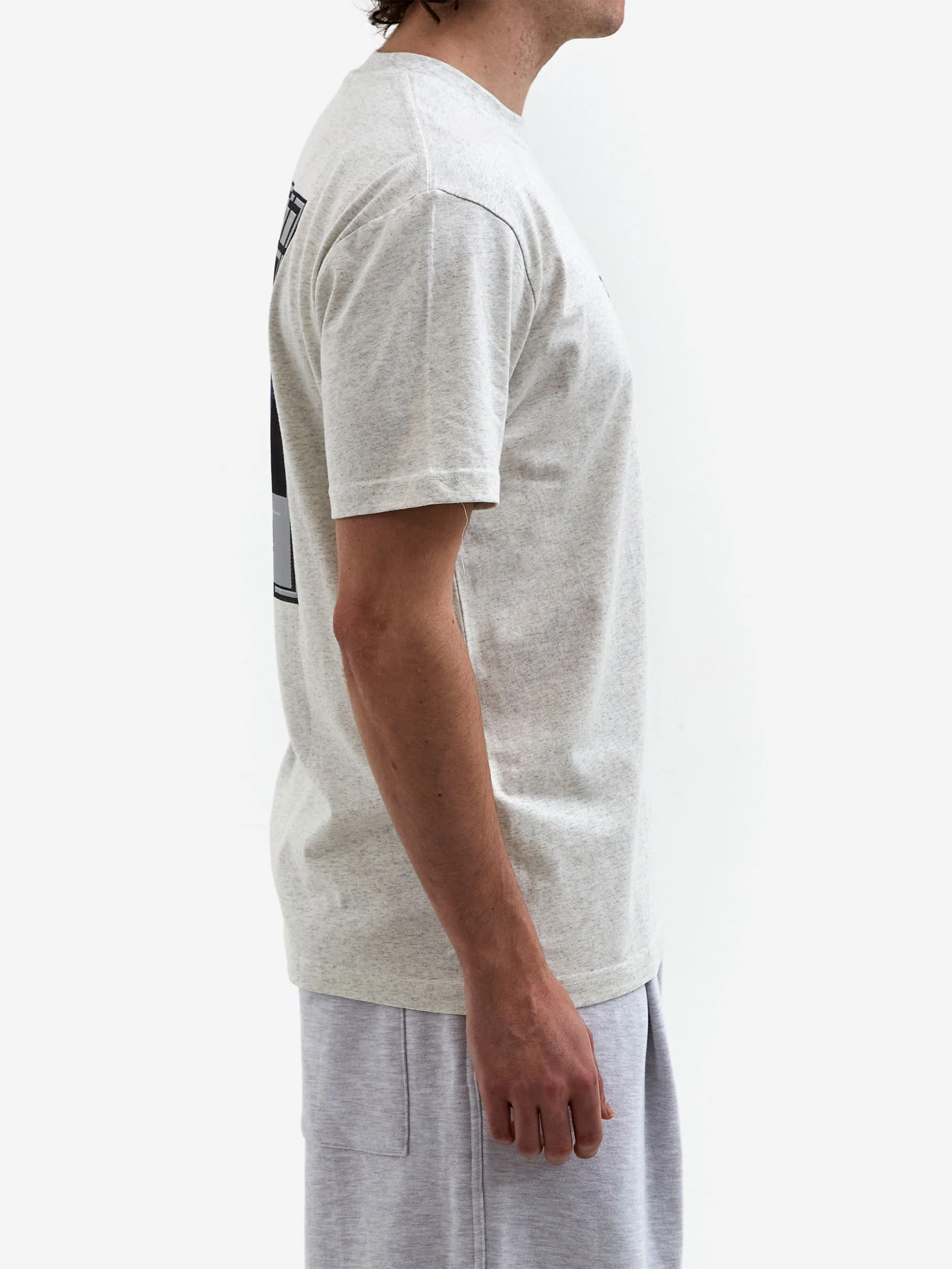 metalwood Hello World T-Shirt - Heather Grey - Image 4
