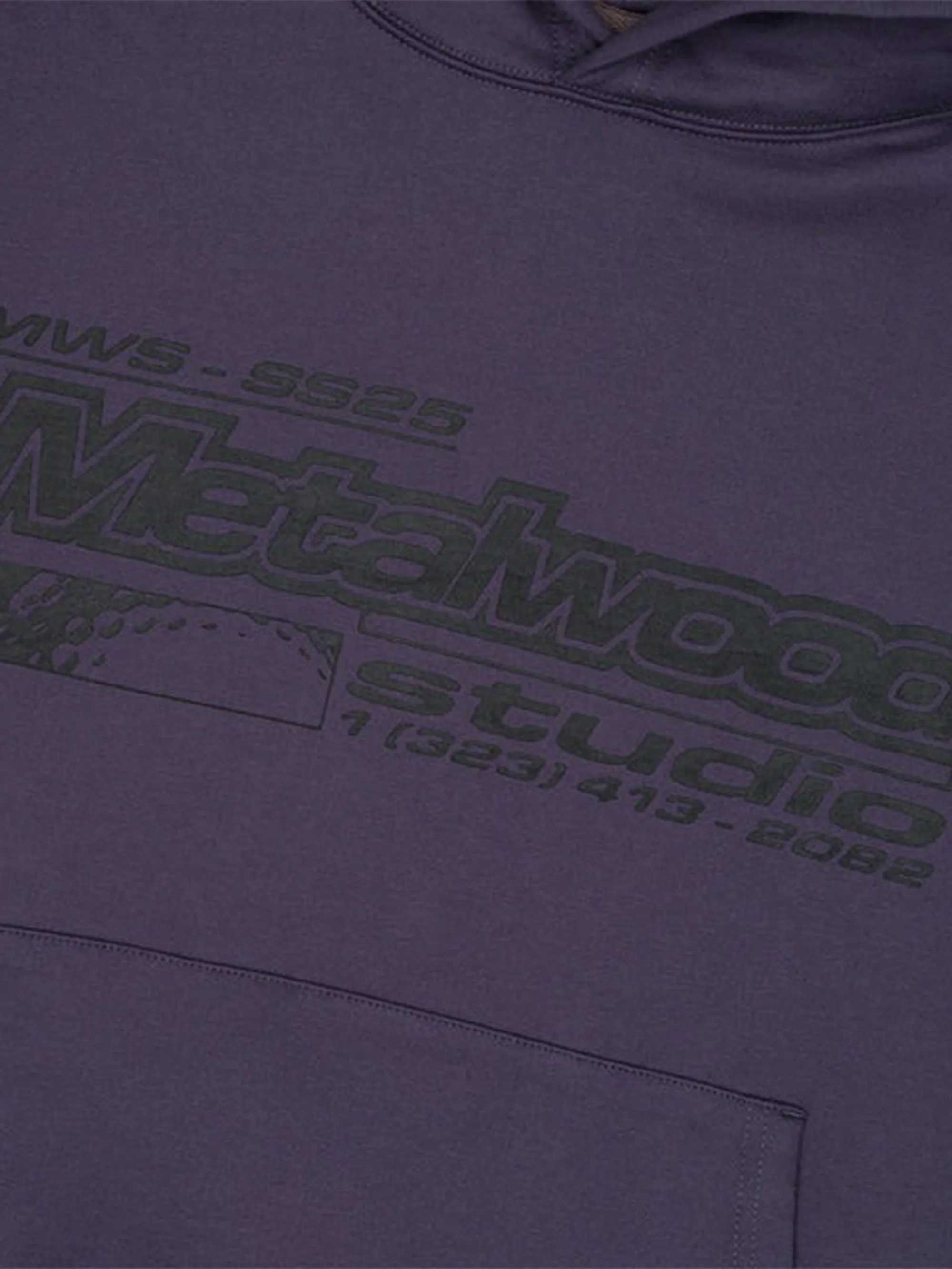 Metalwood La Brea Shop Hooded Sweatshirt - Gunmetal - Image 2