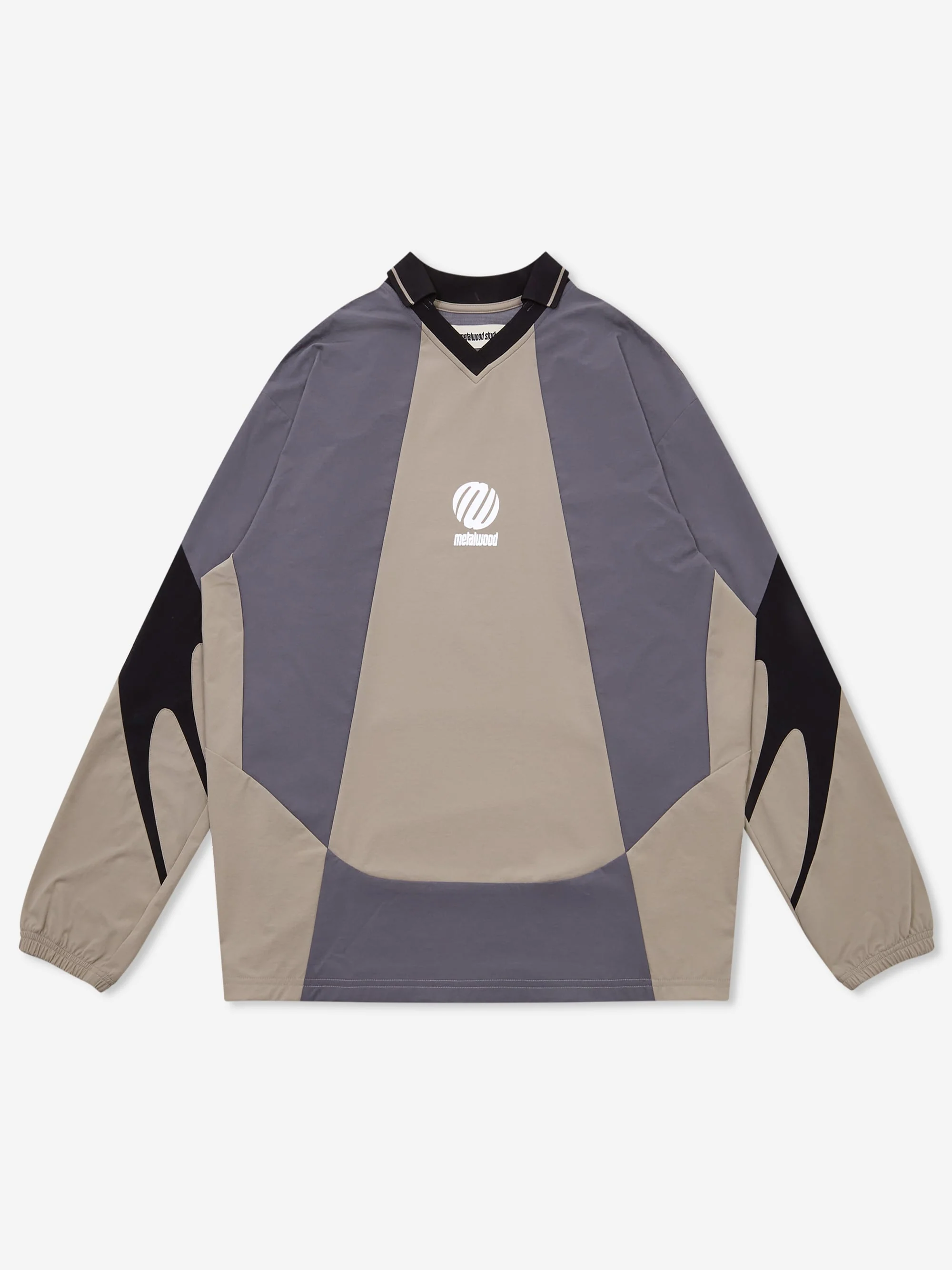 Metalwood Machine Longsleeve Polo - Black