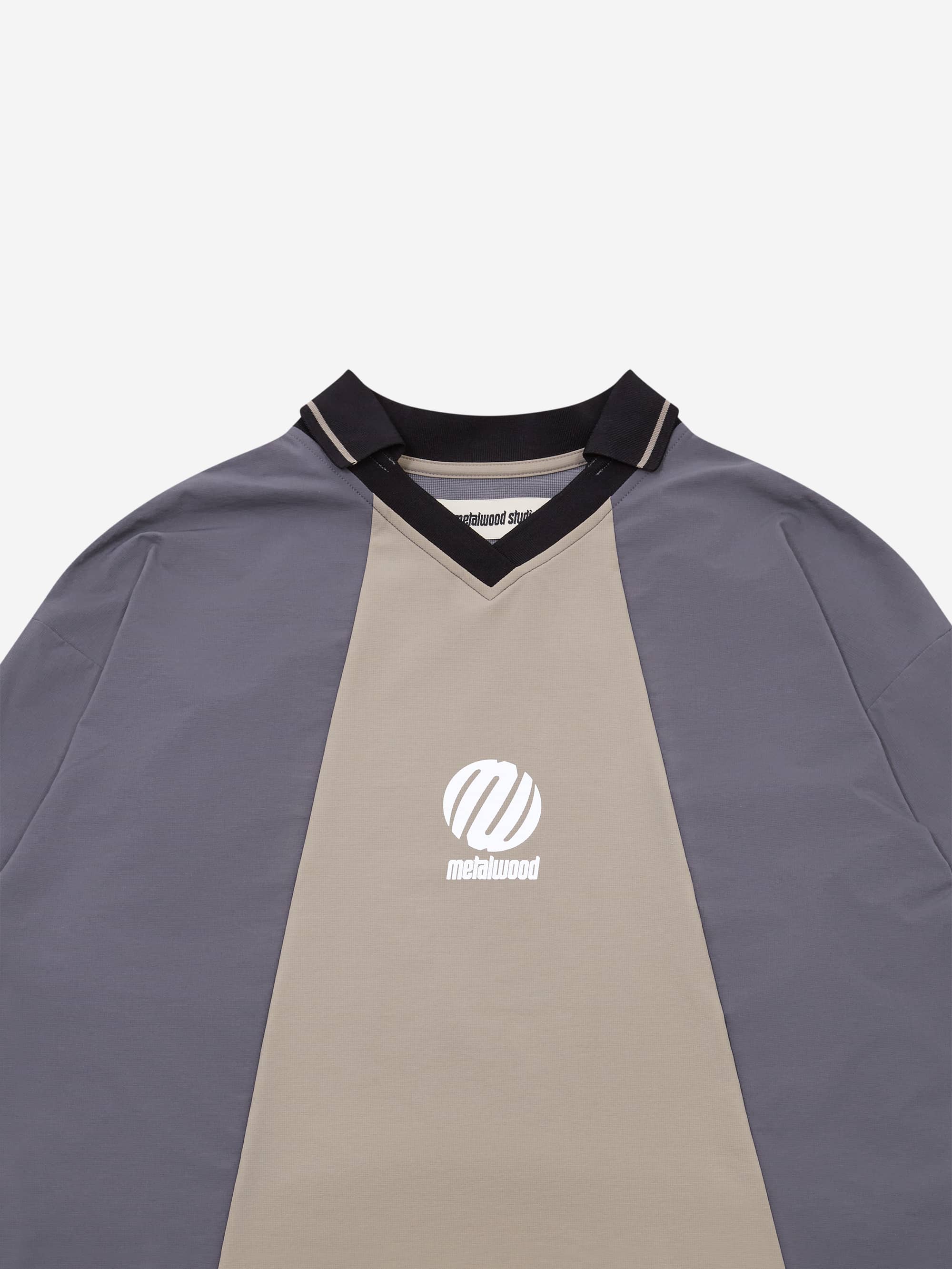 Metalwood Machine Longsleeve Polo - Black - Image 2