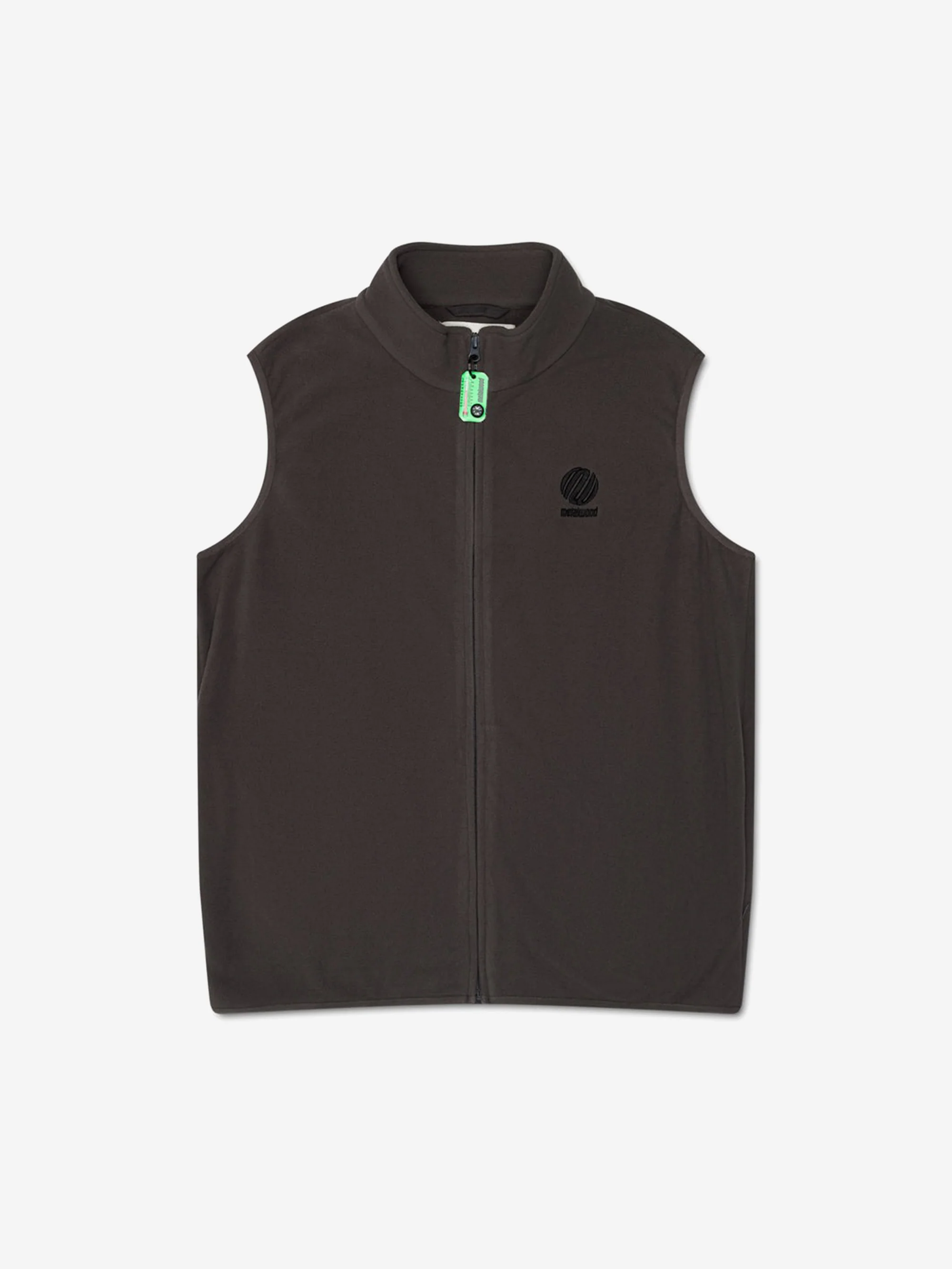 Metalwood Micro Fleece Vest - Steel