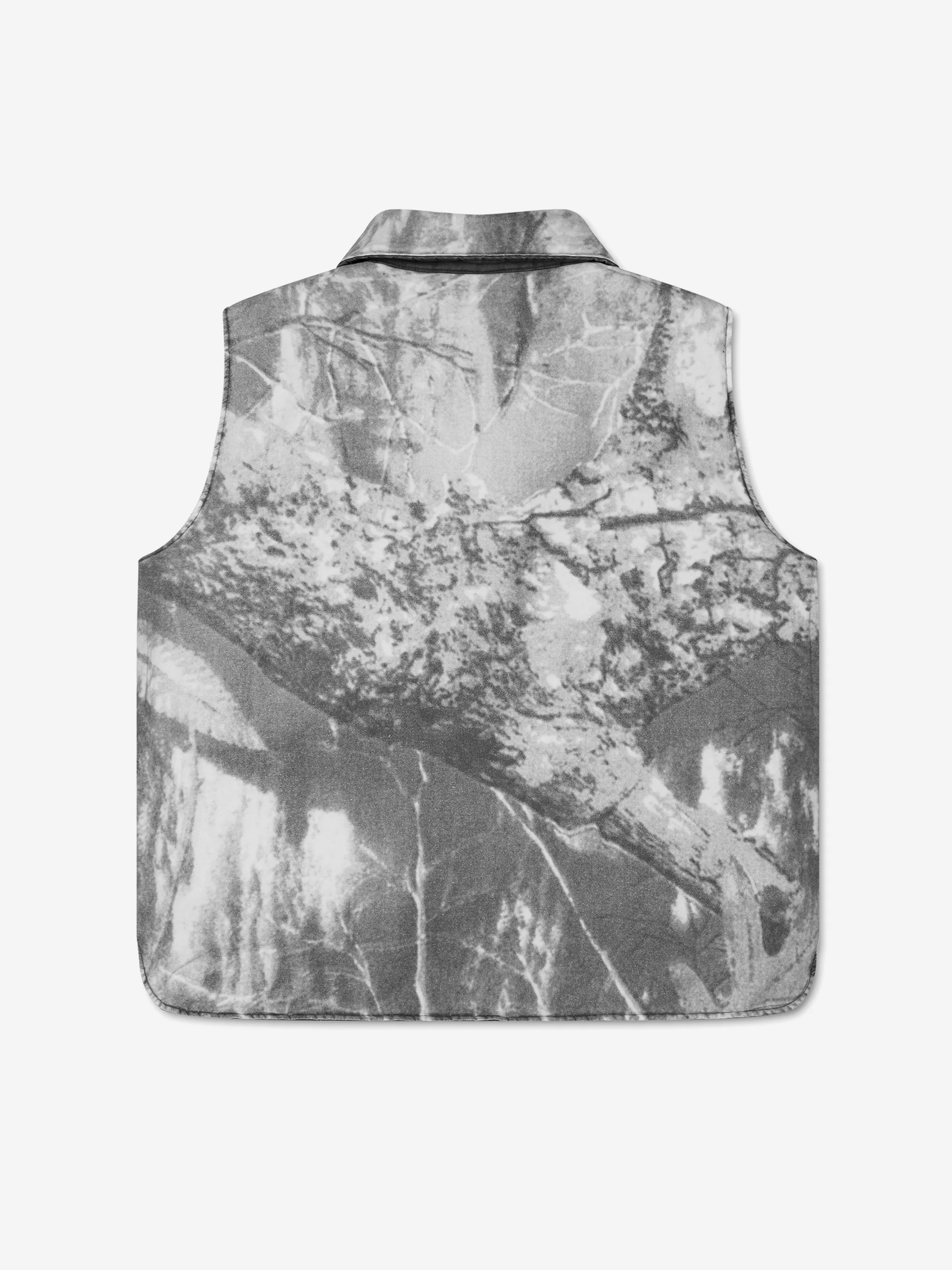 Metalwood Poly Filled Reversible Vest - Black - Image 8