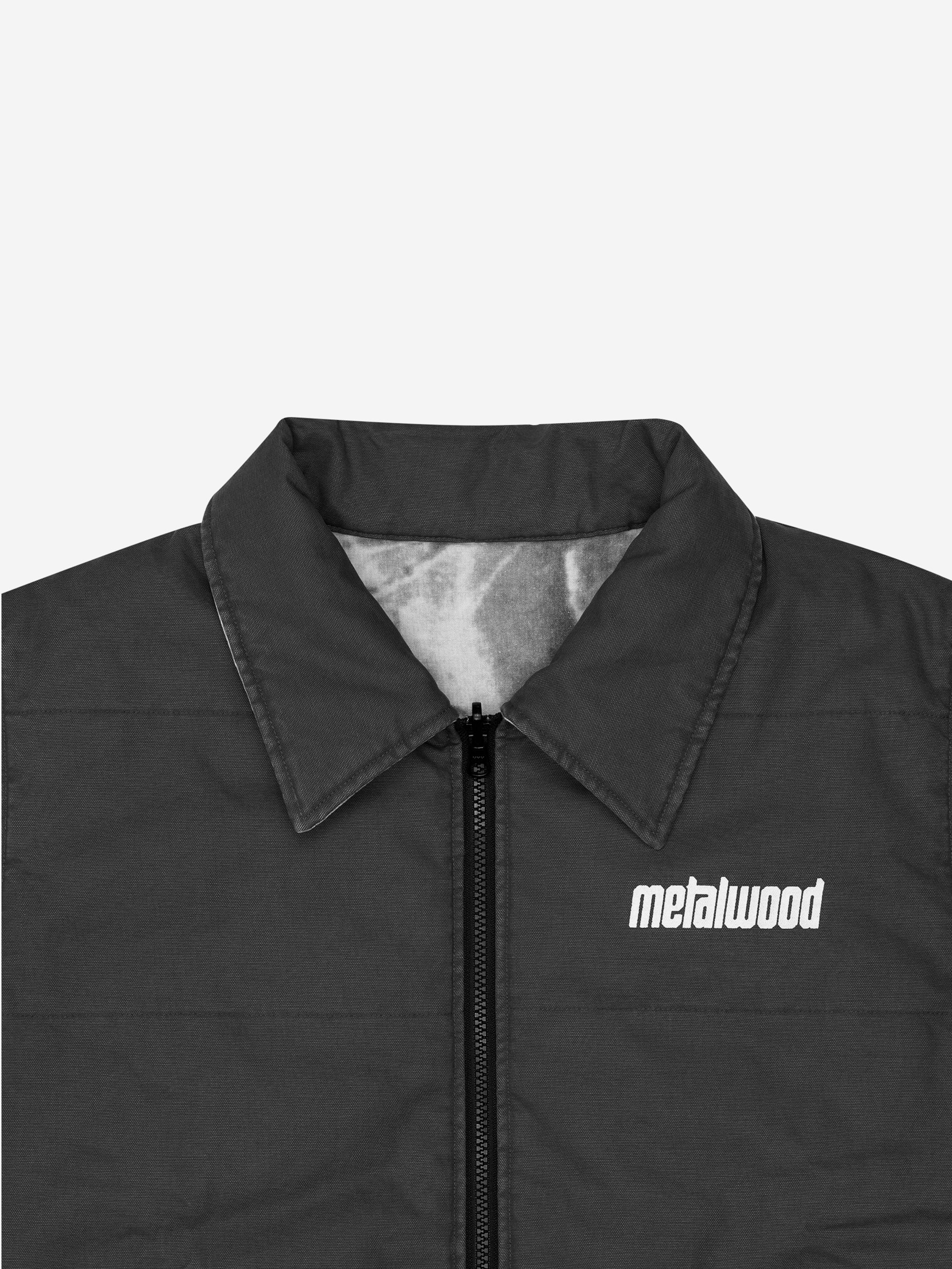 Metalwood Poly Filled Reversible Vest - Black - Image 9