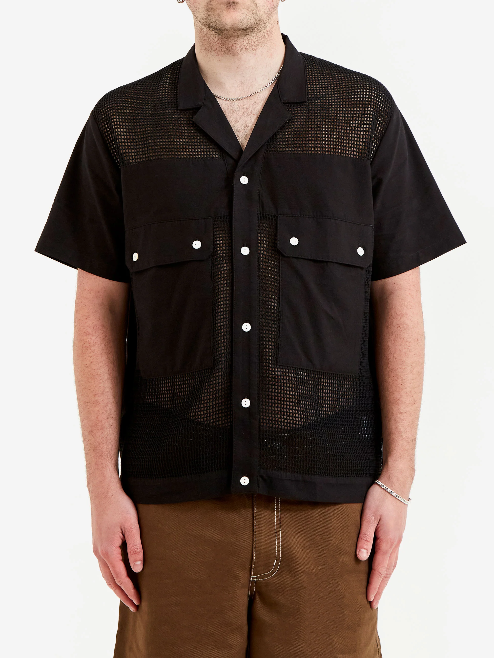 Metalwood Sexy Meshy Shirt - Black - Image 2