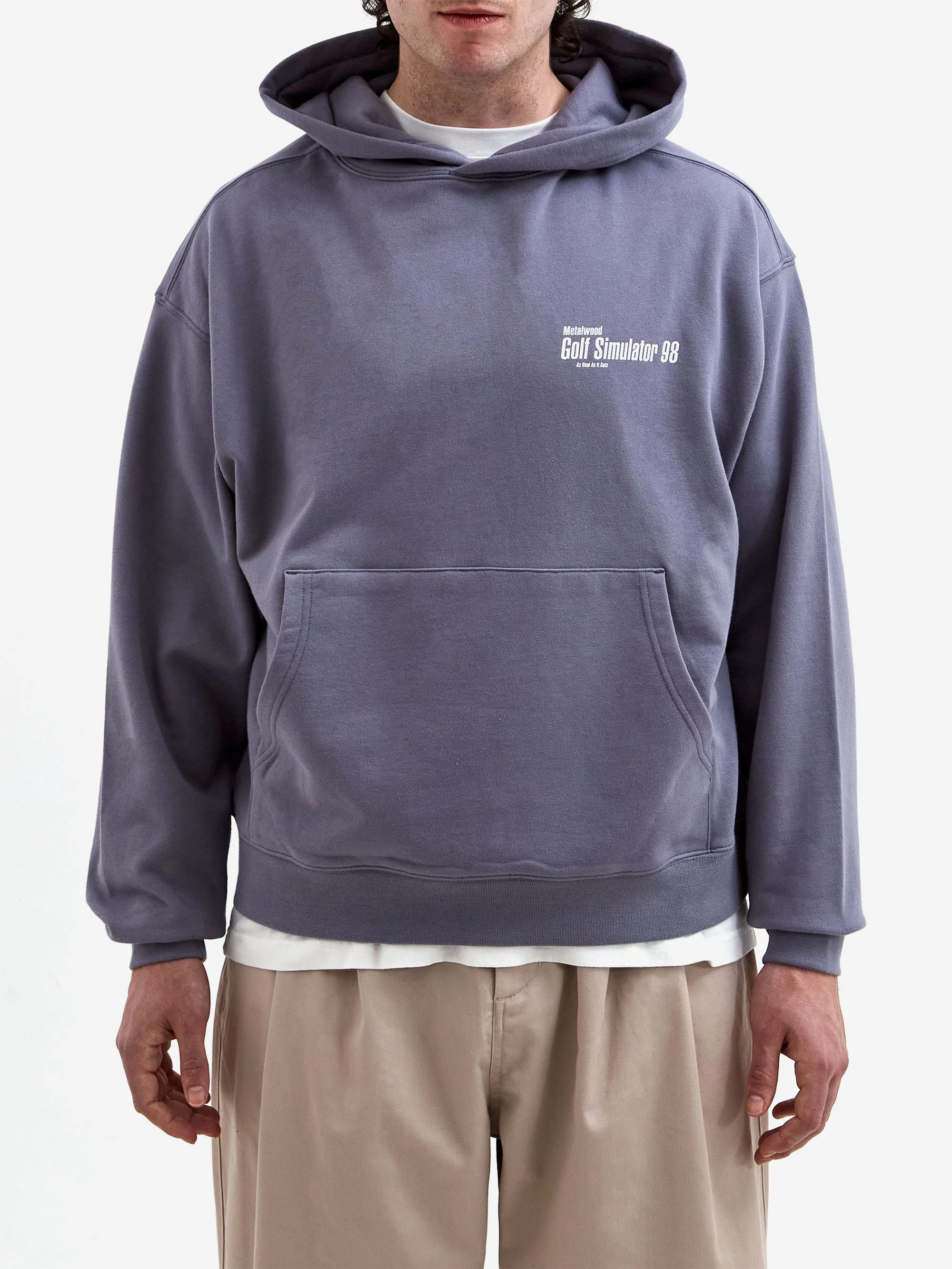 Metalwood Simulator 98 Hooded Sweatshirt 	- Pewter - Image 2