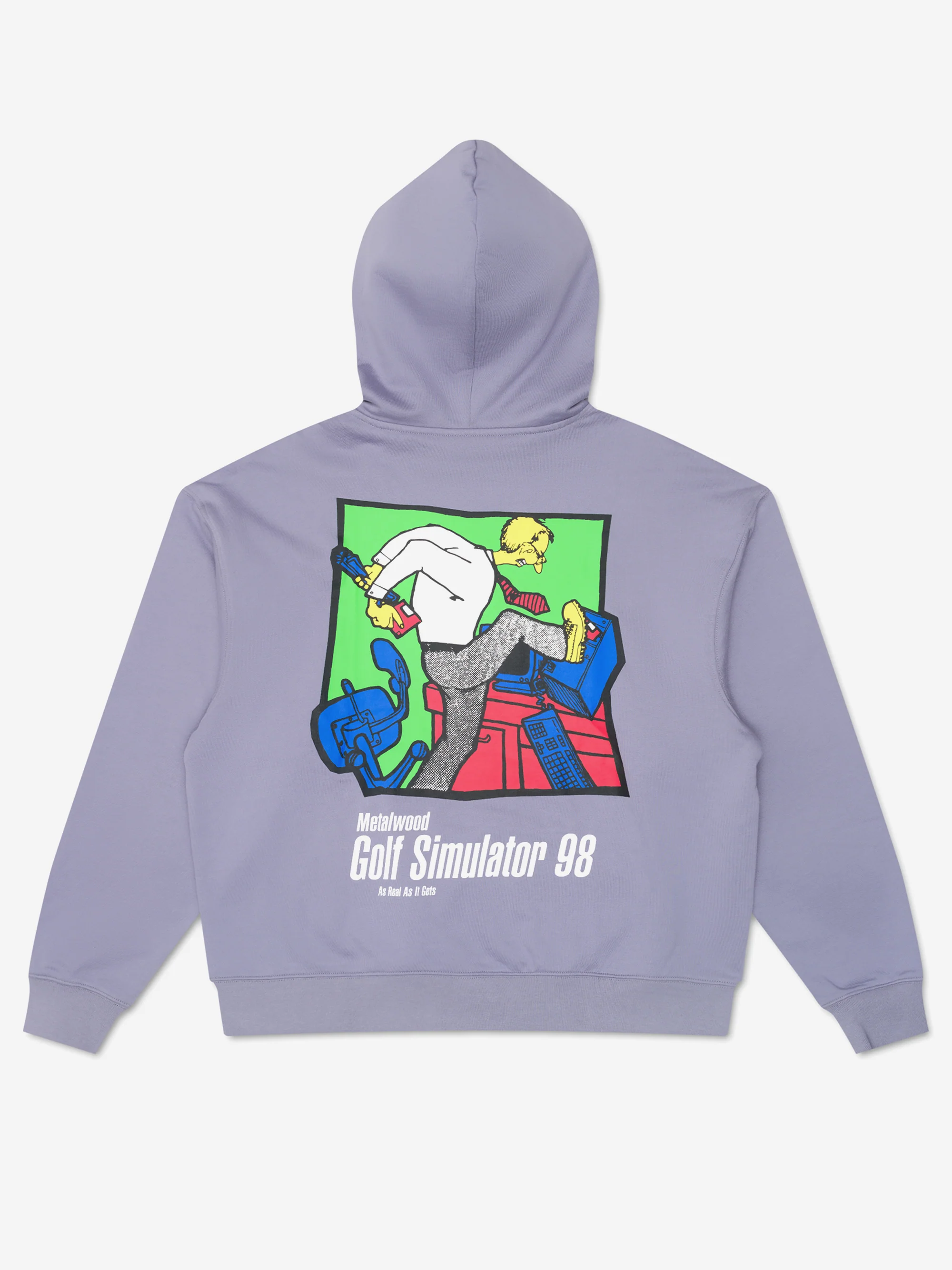 Metalwood Simulator 98 Hooded Sweatshirt 	- Pewter - Image 3