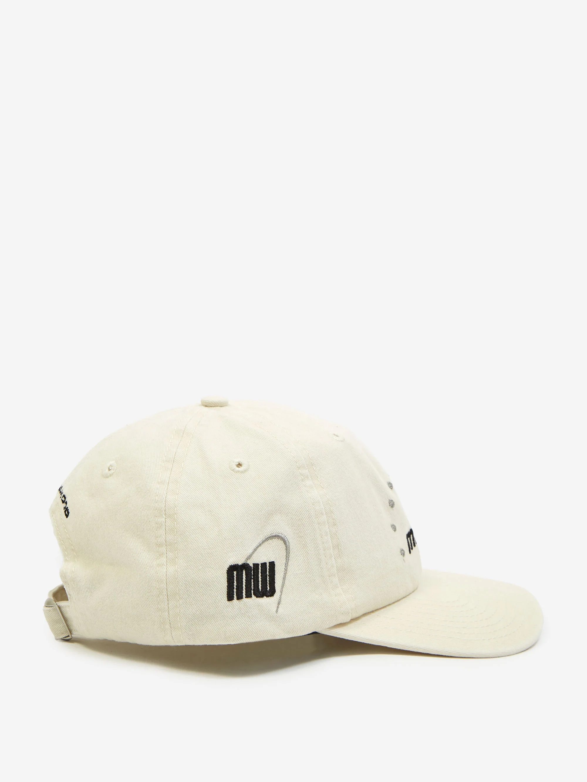 Metalwood Tour Sponsor 6-Panel Strapback Hat - Bone - Image 3