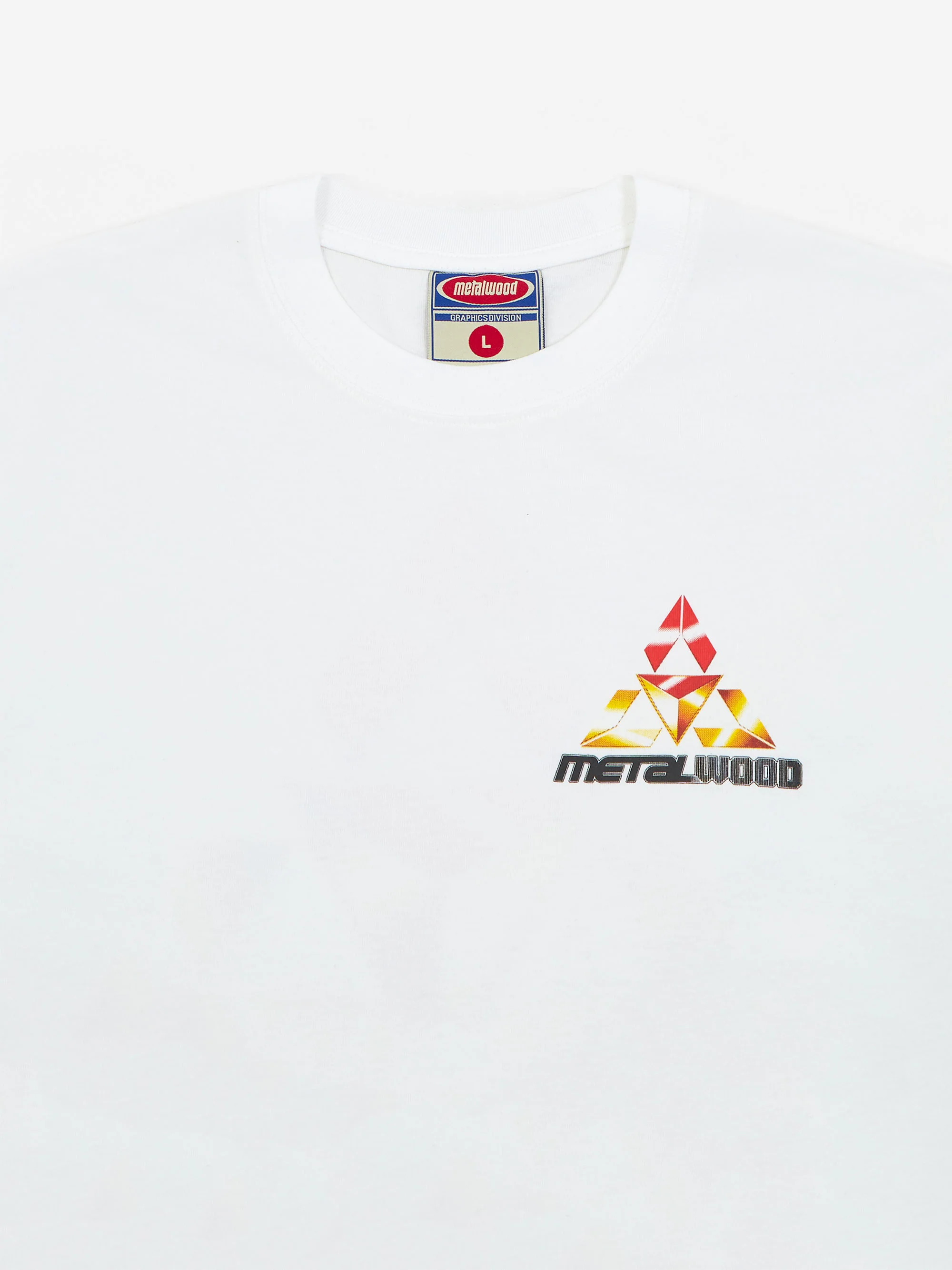Metalwood Tri-Metal T-Shirt - White - Image 3