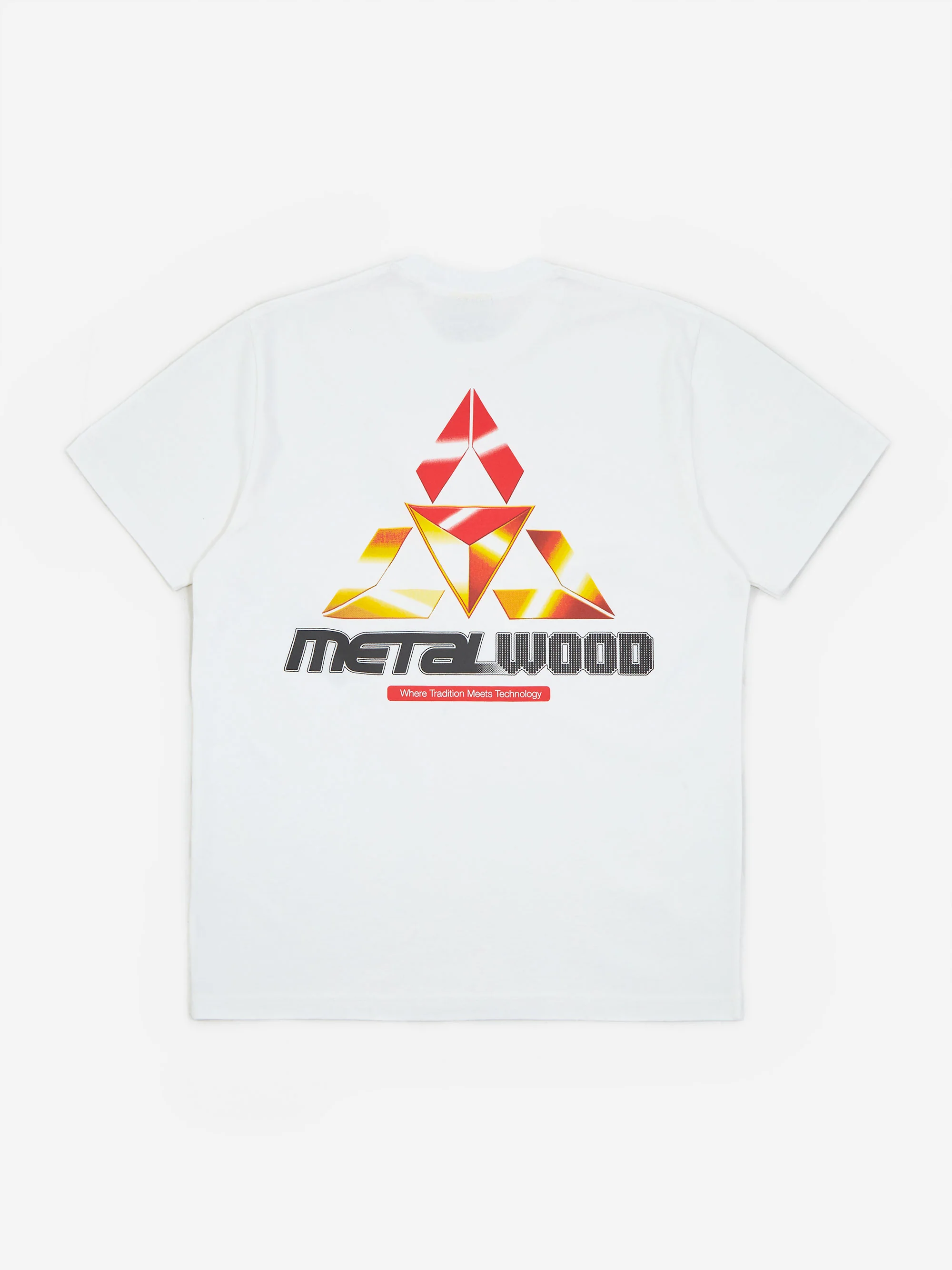 Metalwood Tri-Metal T-Shirt - White - Image 4