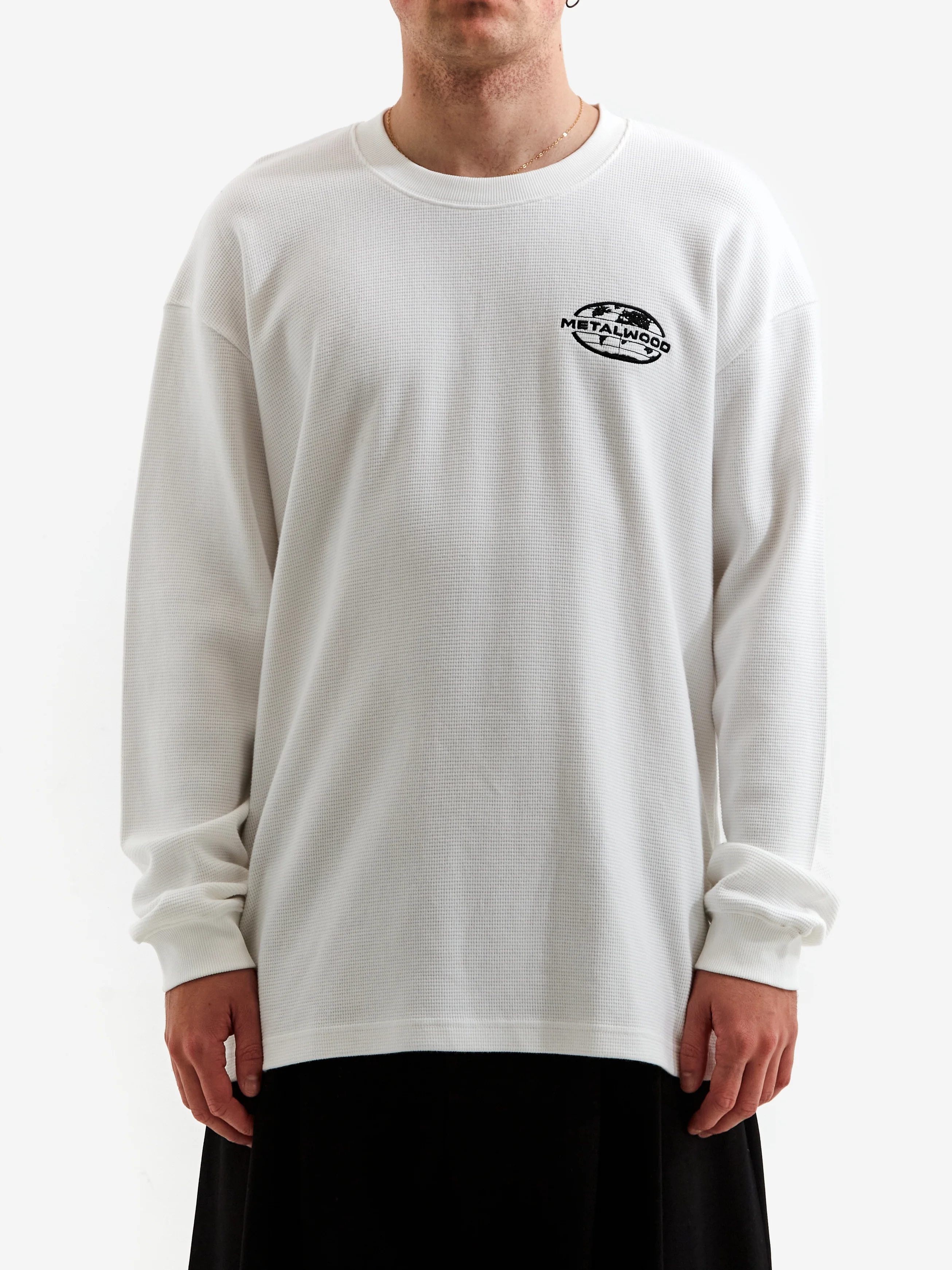 metalwood World Class LS Thermal Shirt - White - Image 2