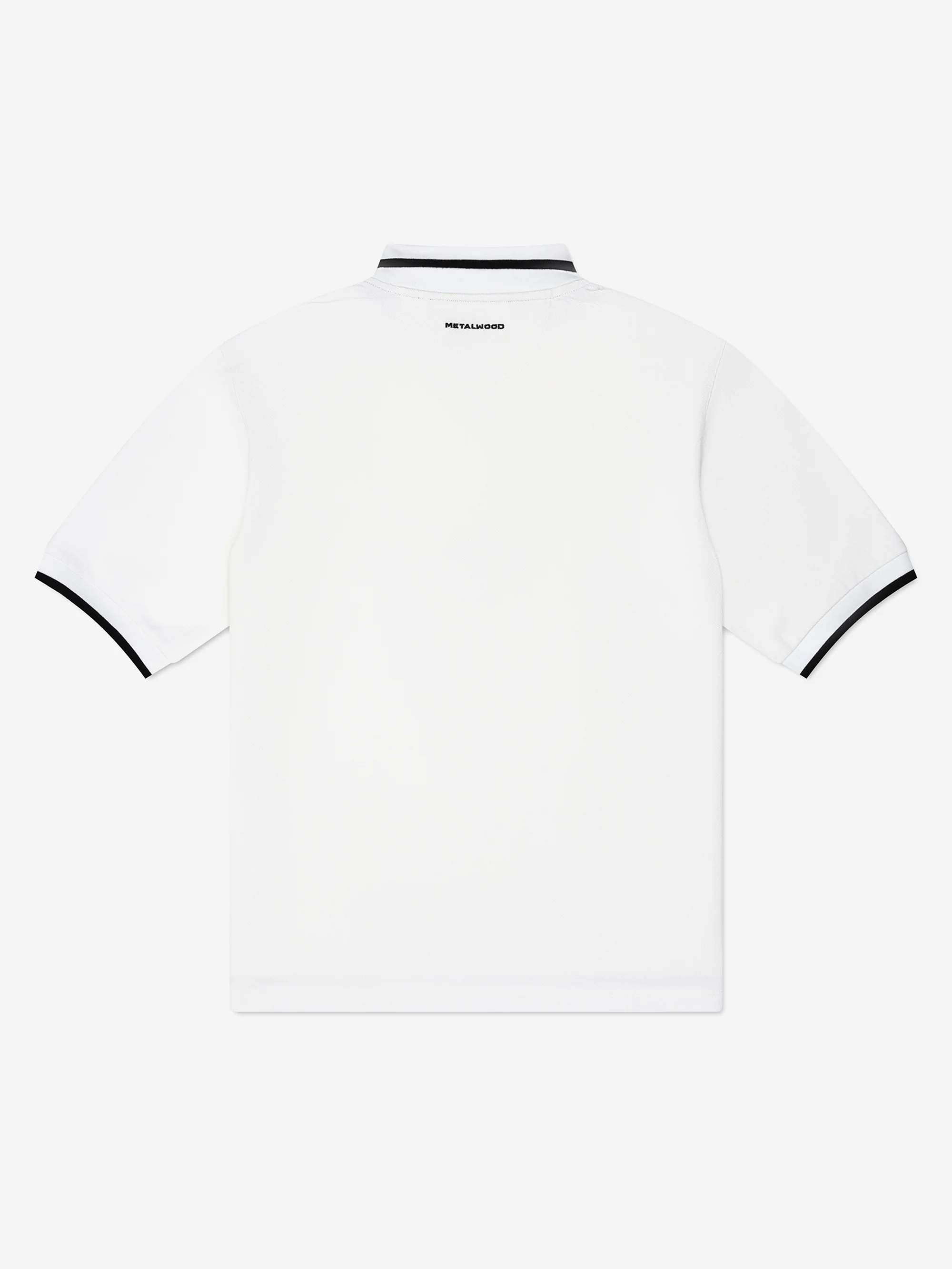 Metalwood World Class Zip Polo - White - Image 4