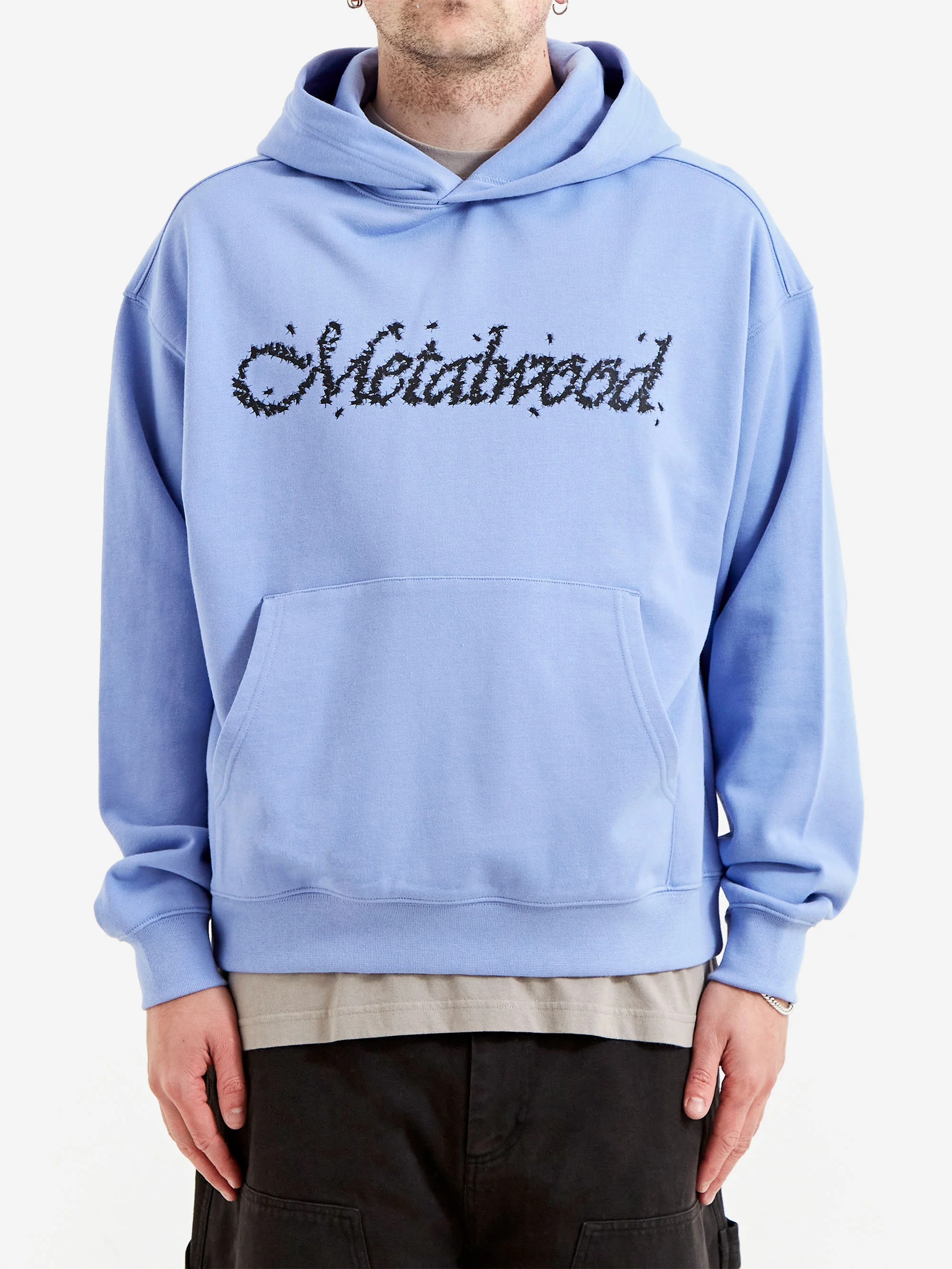 Metalwood Flies Hoodie - Lavender - Image 2