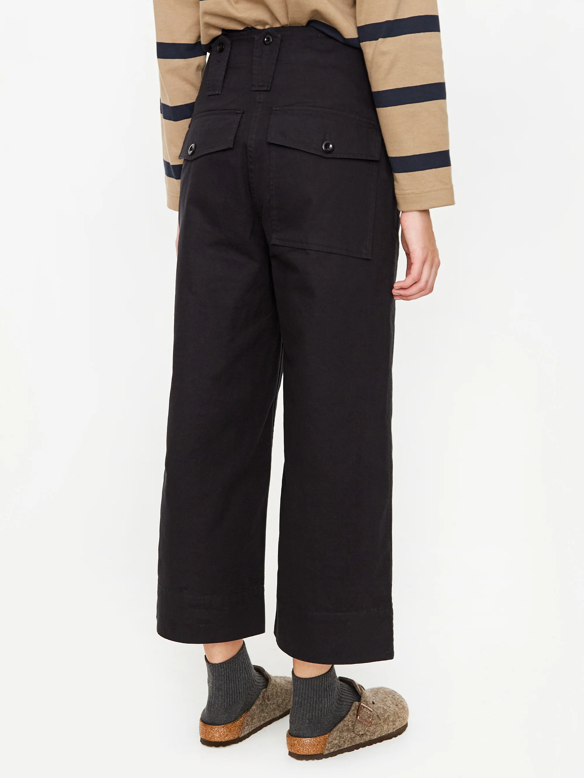 MHL. By Margaret Howell Army Culotte - Ink - Image 5