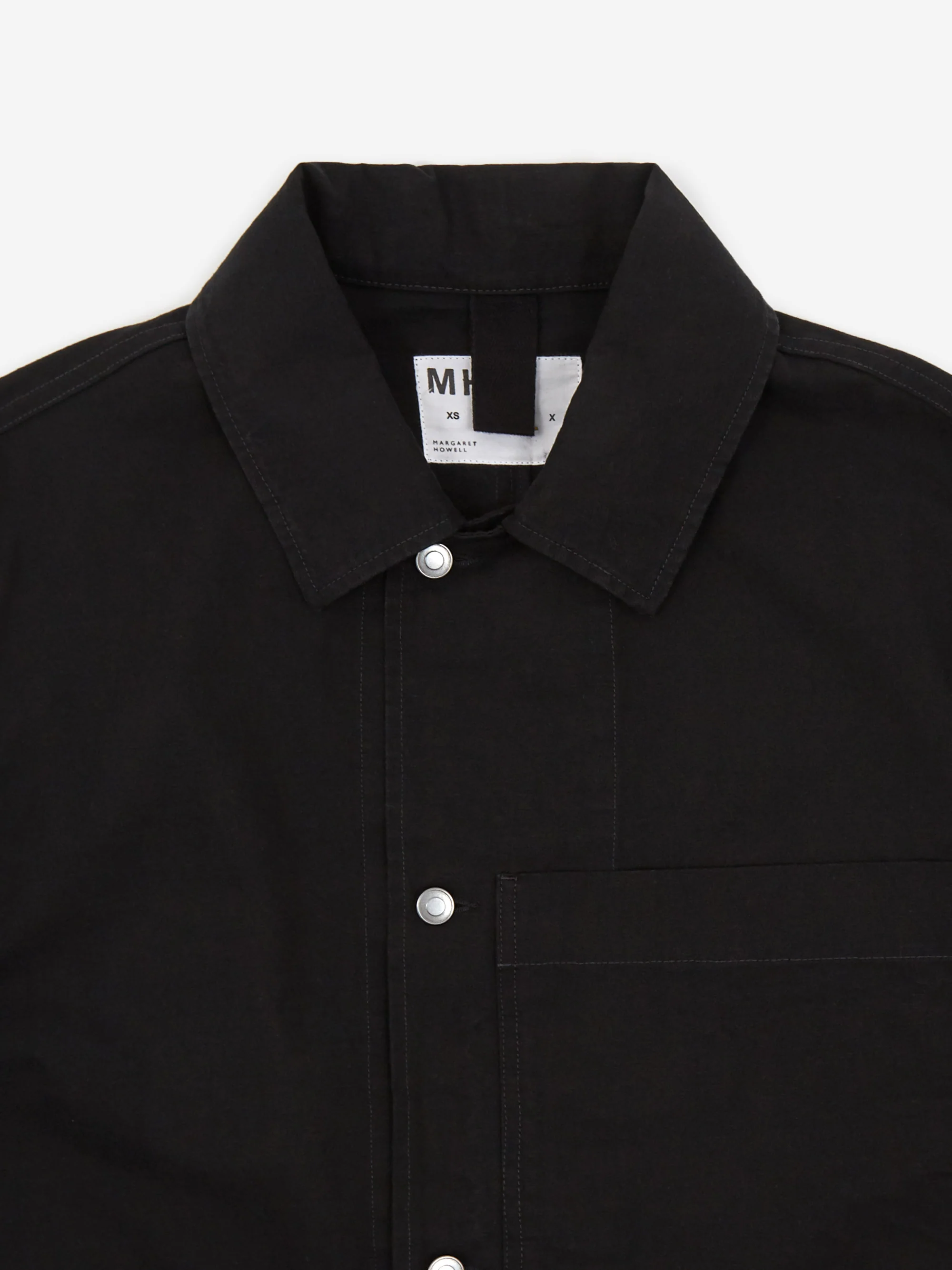 MHL. By Margaret Howell Big Pocket Jacket - Black - Image 3