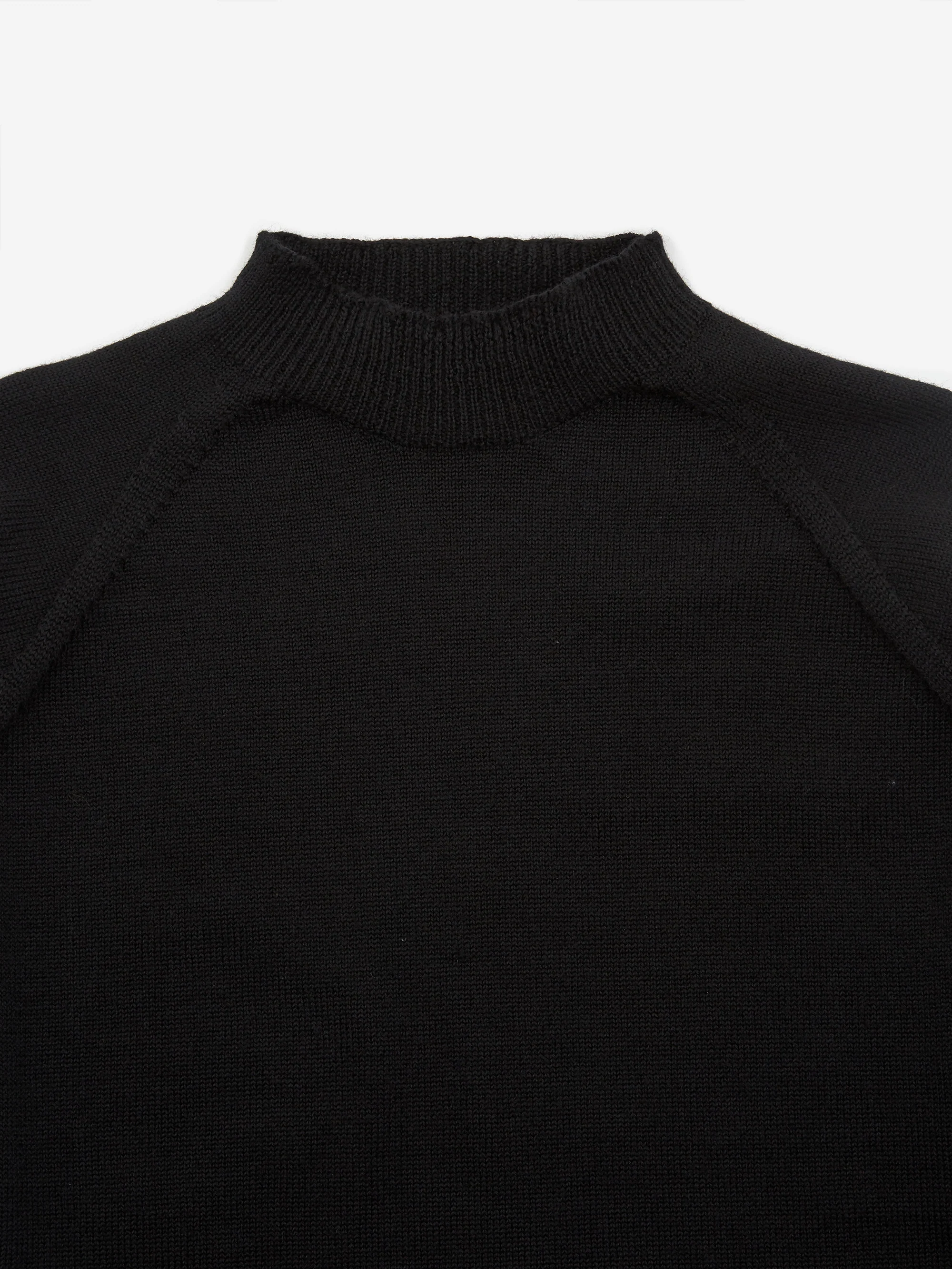 MHL. By Margaret Howell Crewneck Jumper - Black - Image 3