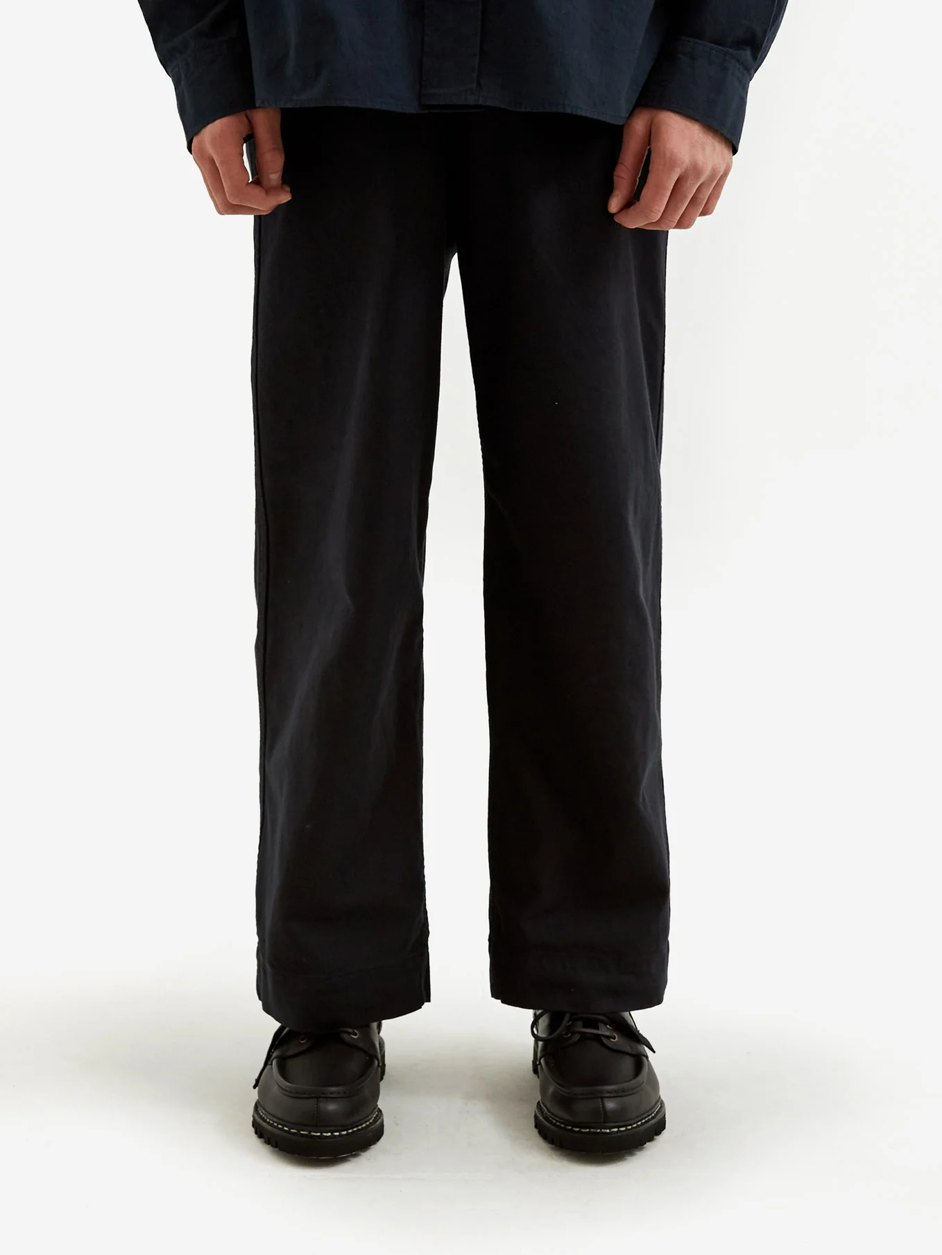 MHL. By Margaret Howell Drawcord Jogger - Midnight - Image 2