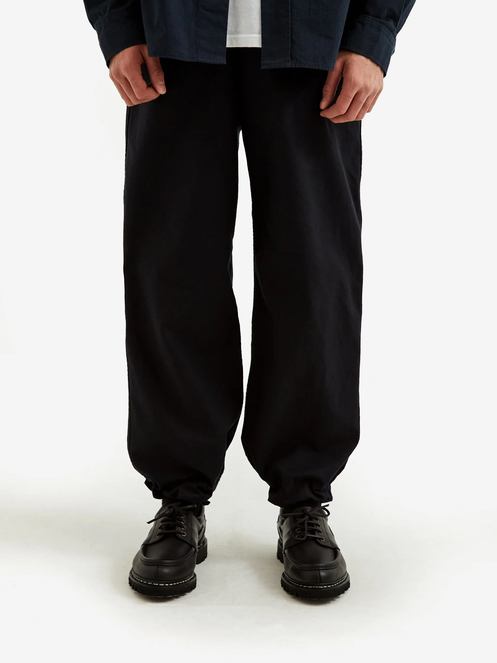MHL. By Margaret Howell Drawcord Jogger - Midnight - Image 7