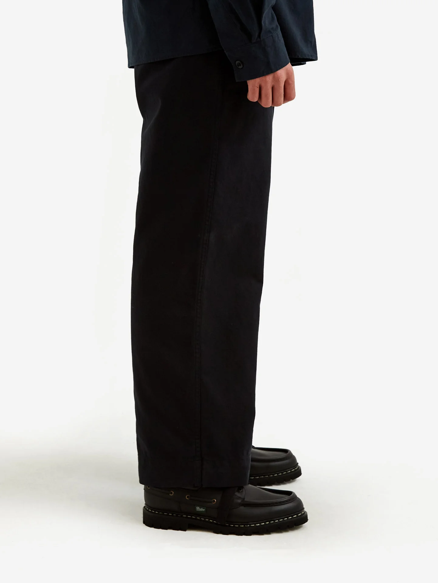 MHL. By Margaret Howell Drawcord Jogger - Midnight - Image 8