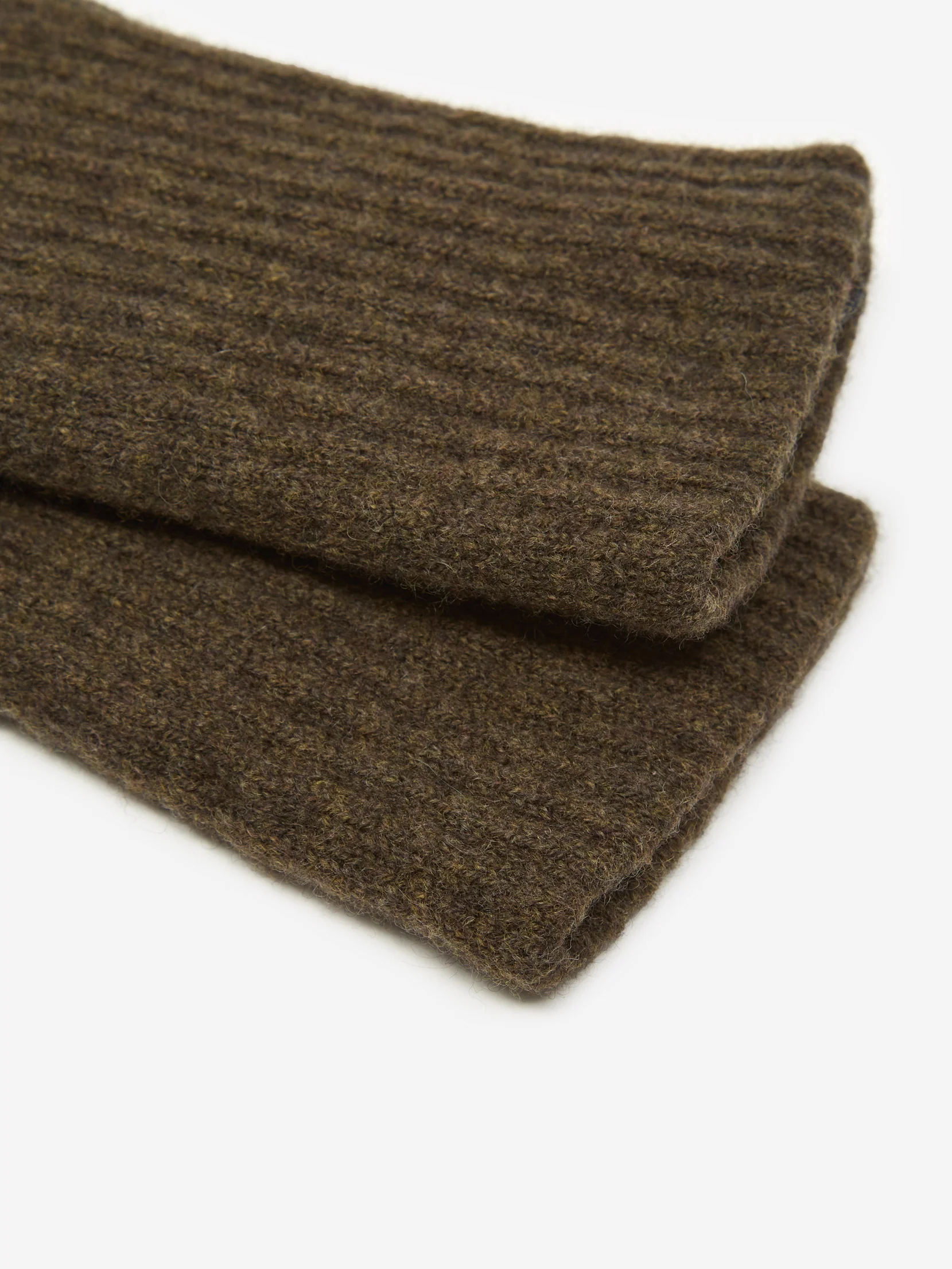 MHL. By Margaret Howell Felted Fingerless Glove - Acorn - Image 3