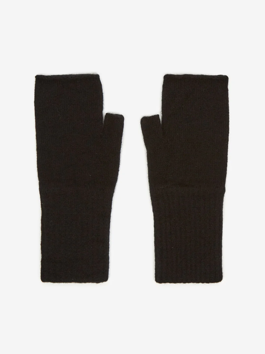 MHL. By Margaret Howell Felted Fingerless Glove - Black