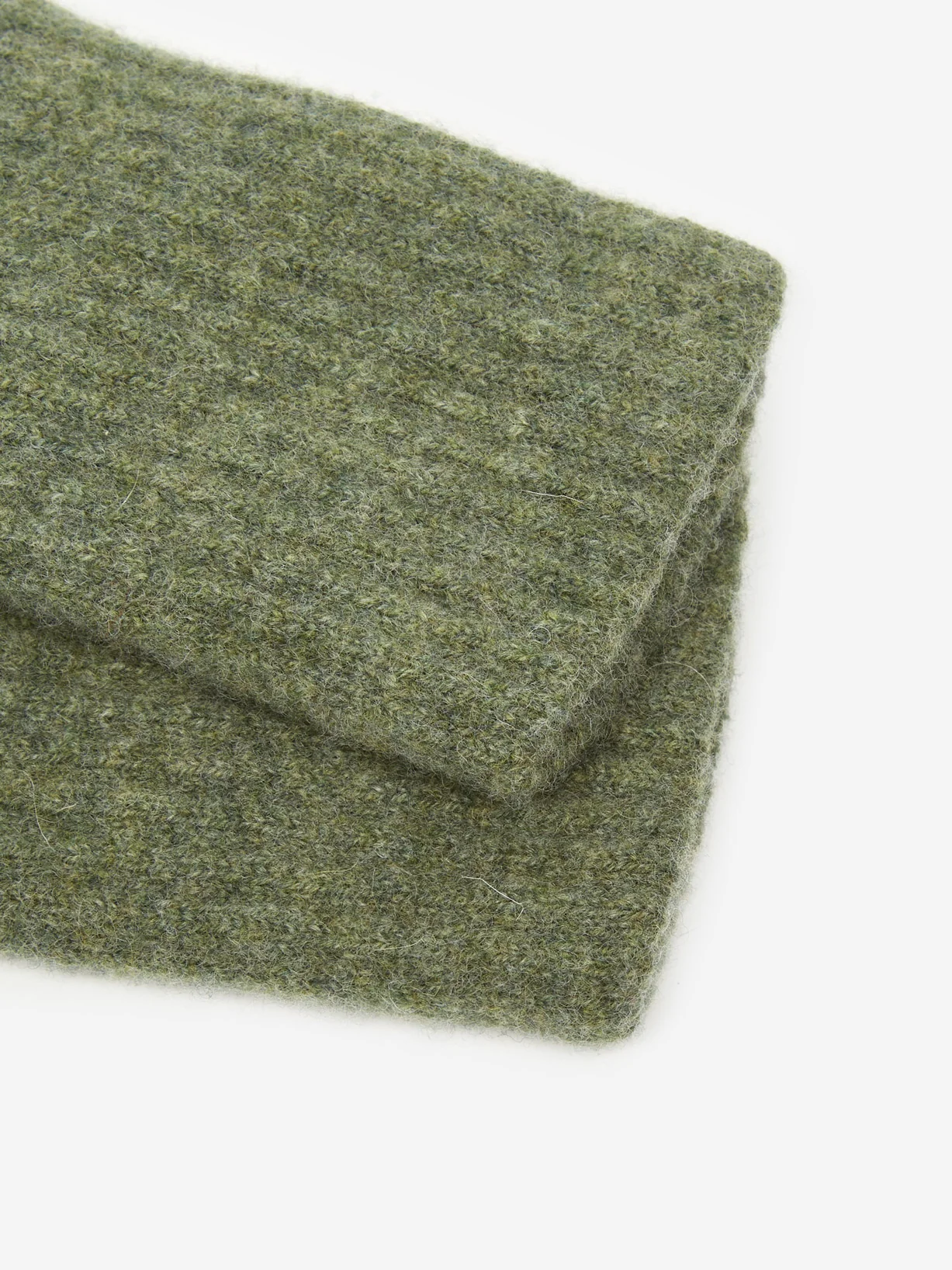 MHL. By Margaret Howell Felted Fingerless Glove - Sage - Image 3