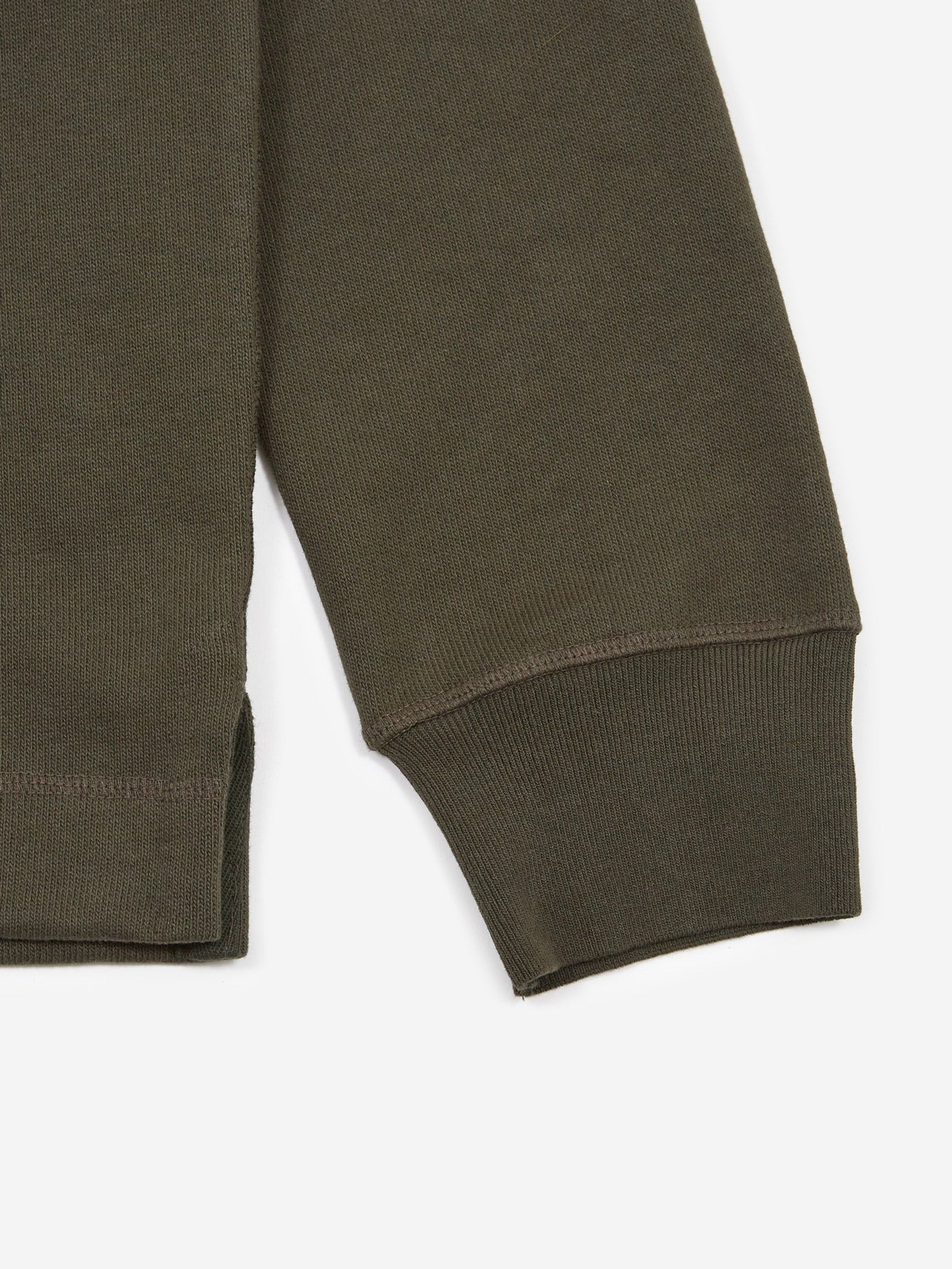 MHL. By Margaret Howell Flat Hem Sweatshirt - Dark Green - Image 4