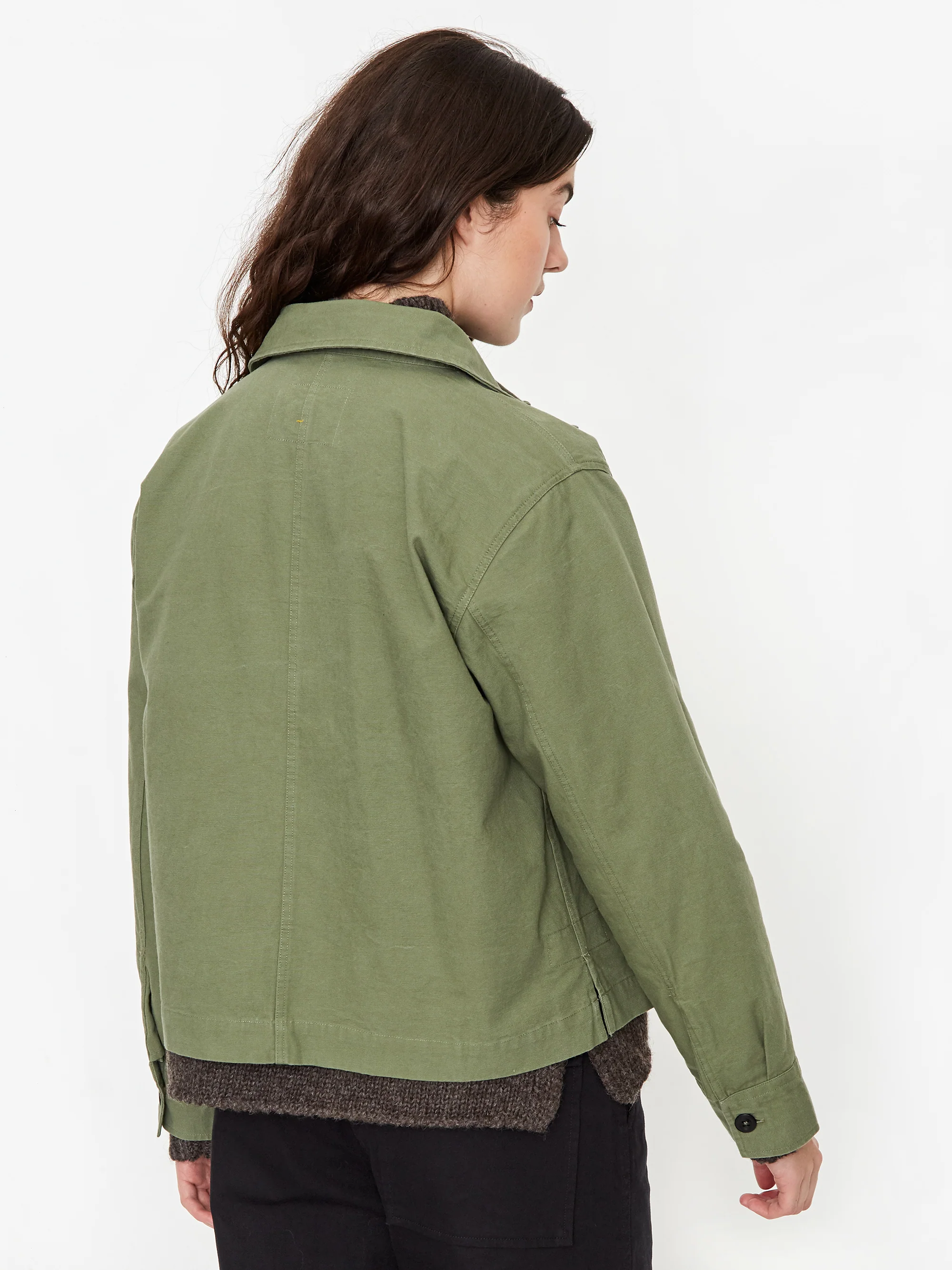 MHL. By Margaret Howell Overall Longsleeve Shirt - Khaki - Image 5