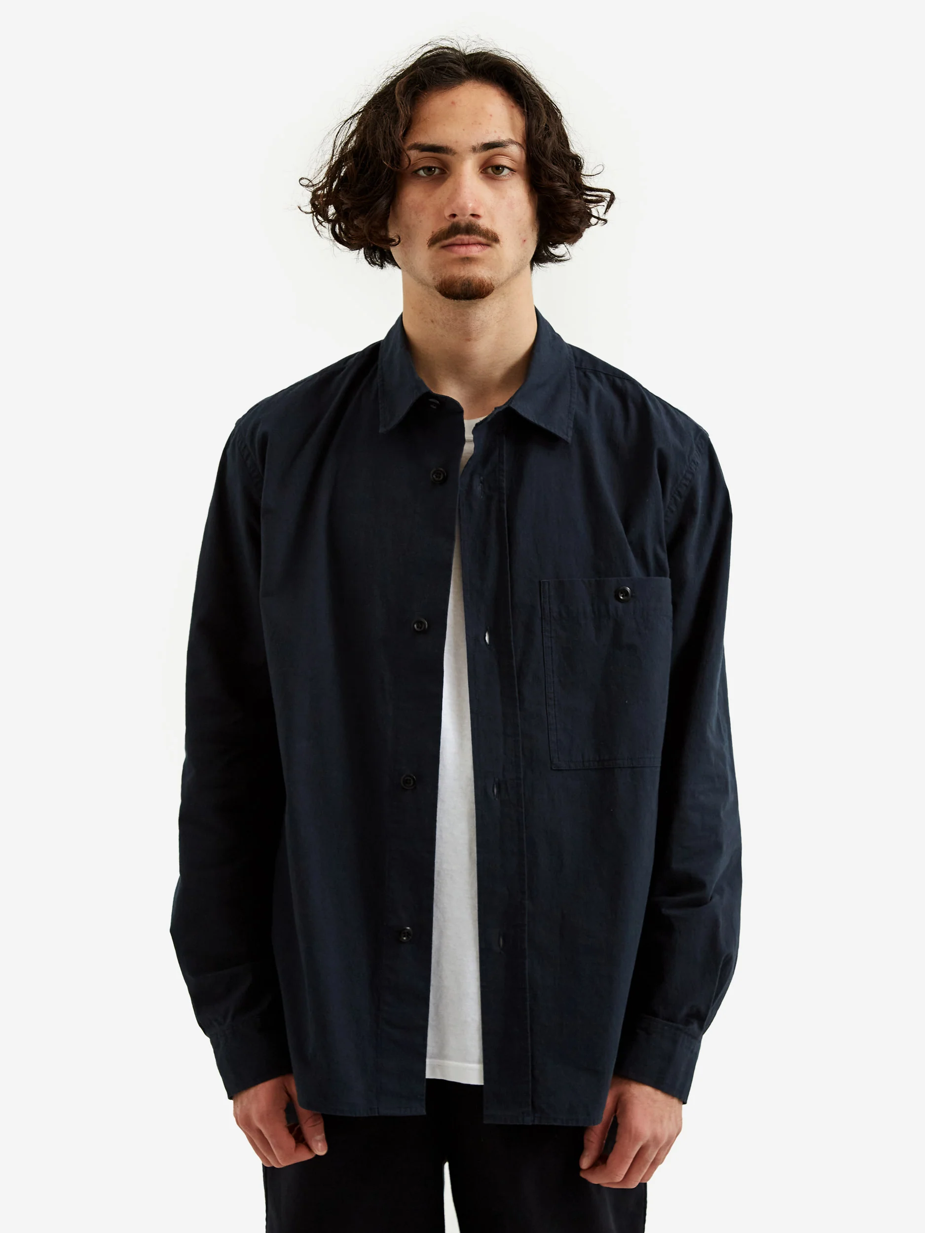 MHL. By Margaret Howell Overall Shirt - Ink - Image 6