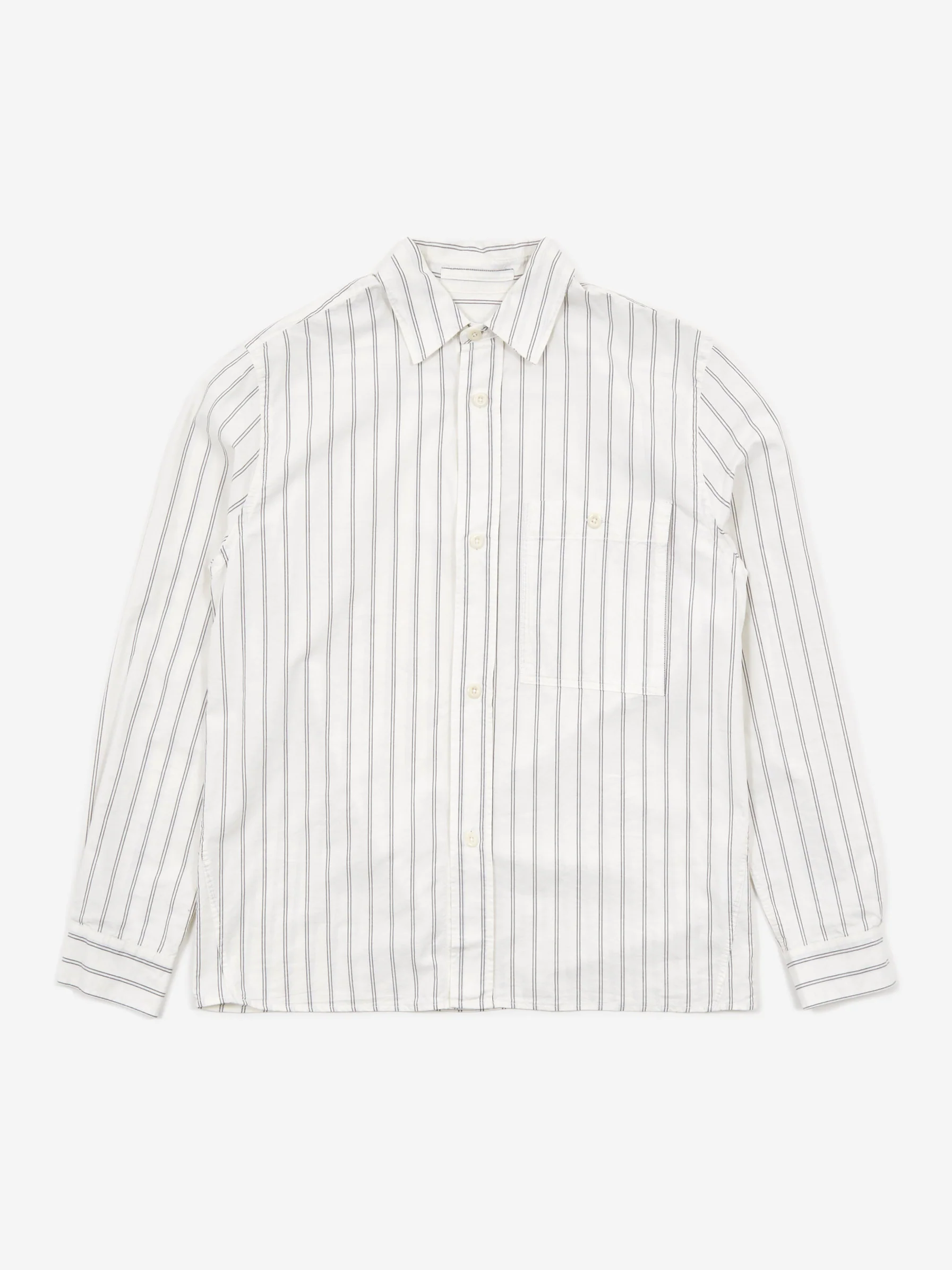MHL. By Margaret Howell Overall Shirt - Off White/Grey