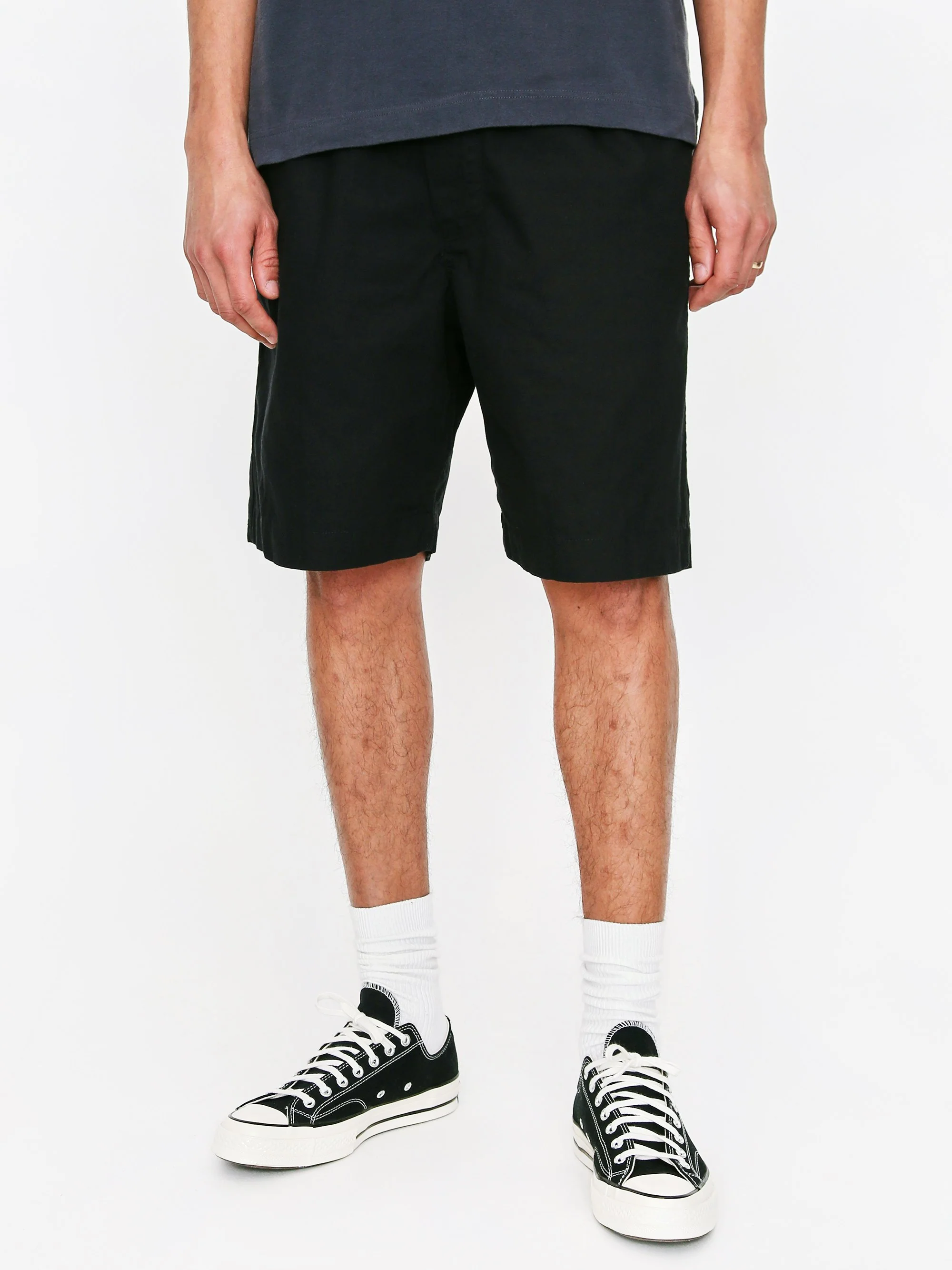MHL. By Margaret Howell Pull Up Short - Black - Image 6