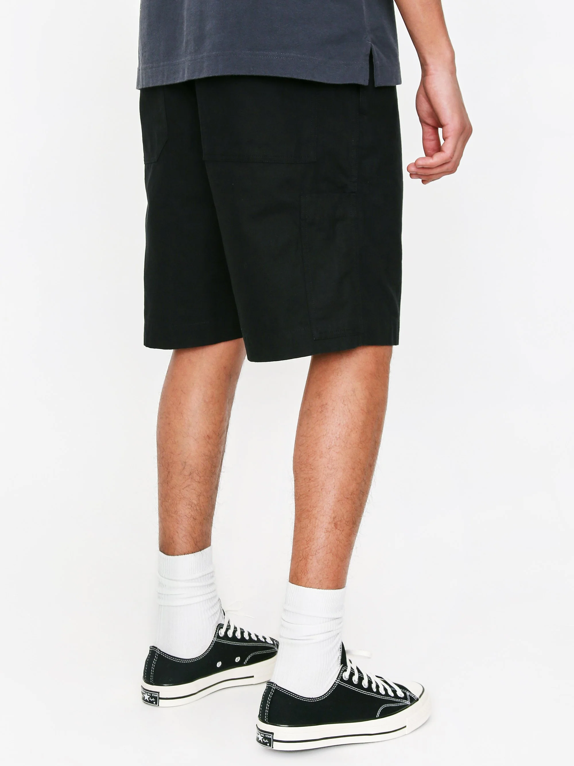 MHL. By Margaret Howell Pull Up Short - Black - Image 8