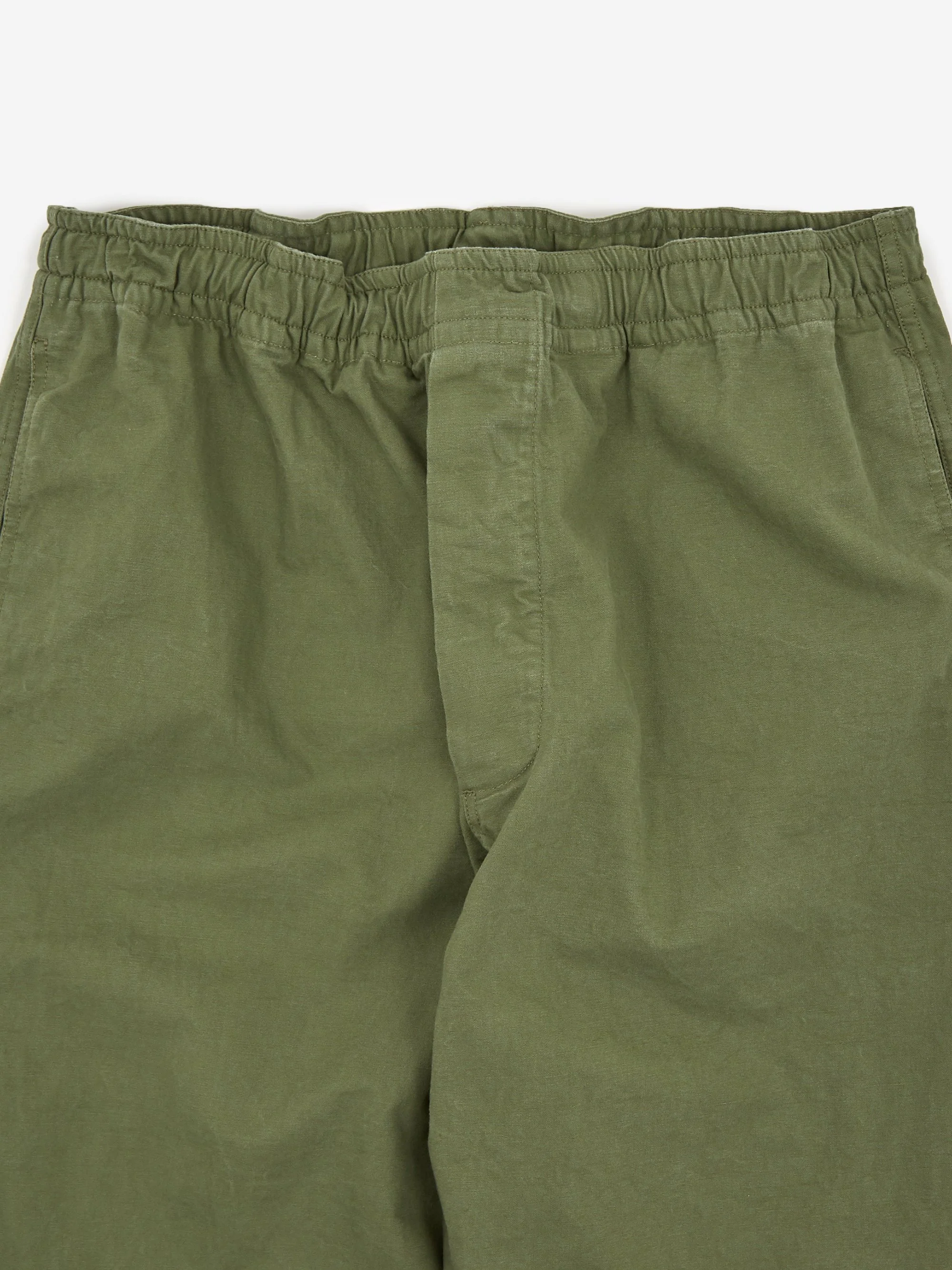MHL. By Margaret Howell Pull Up Trouser - Khaki - Image 3