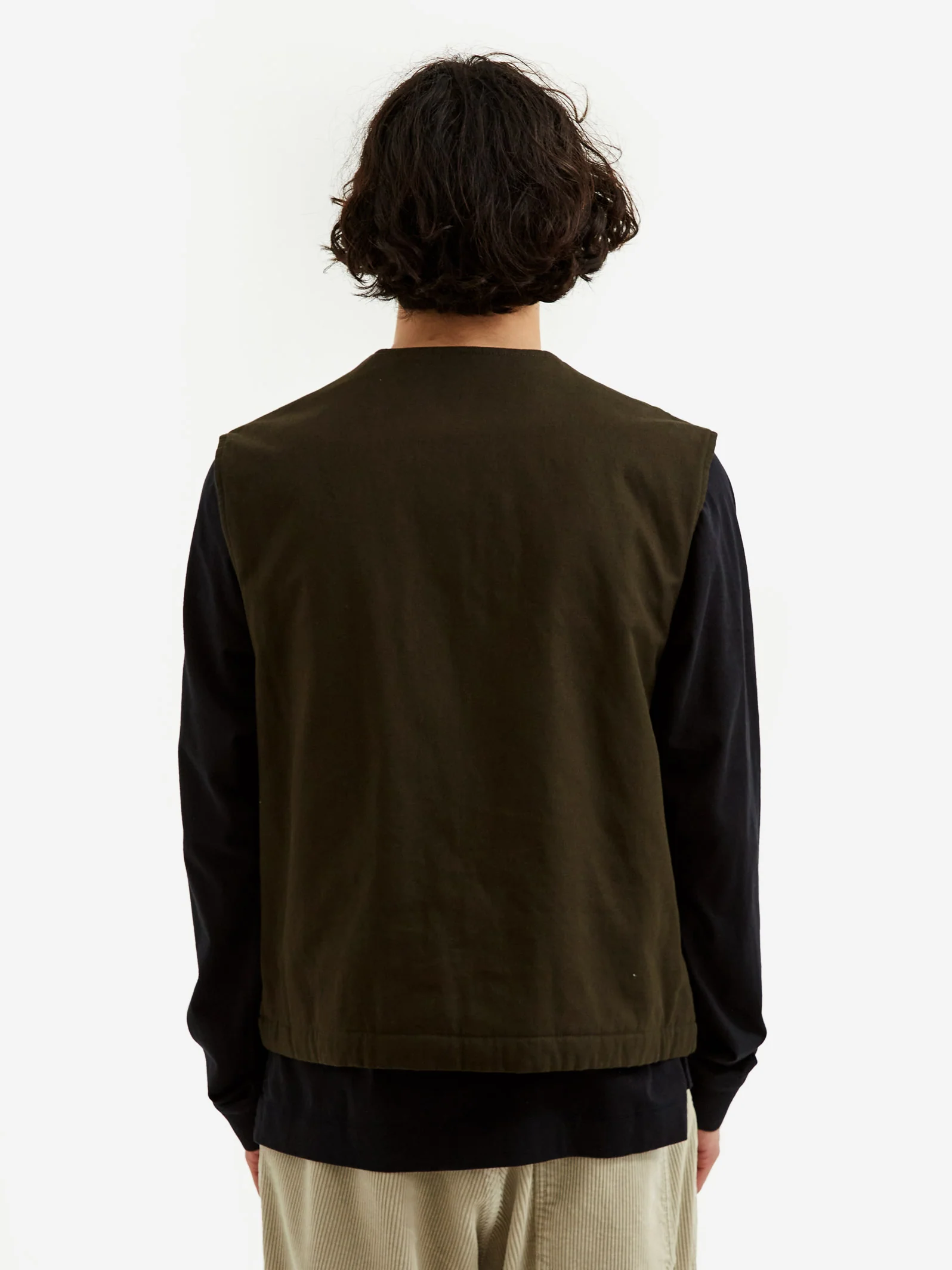 MHL. By Margaret Howell Single Pocket Jerkin - Cedar - Image 8