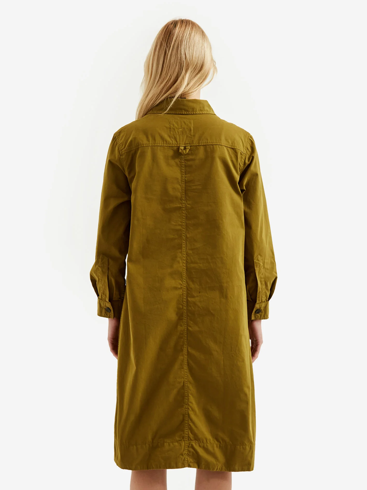 MHL. By Margaret Howell Swing Dress - Dark Ochre - Image 4
