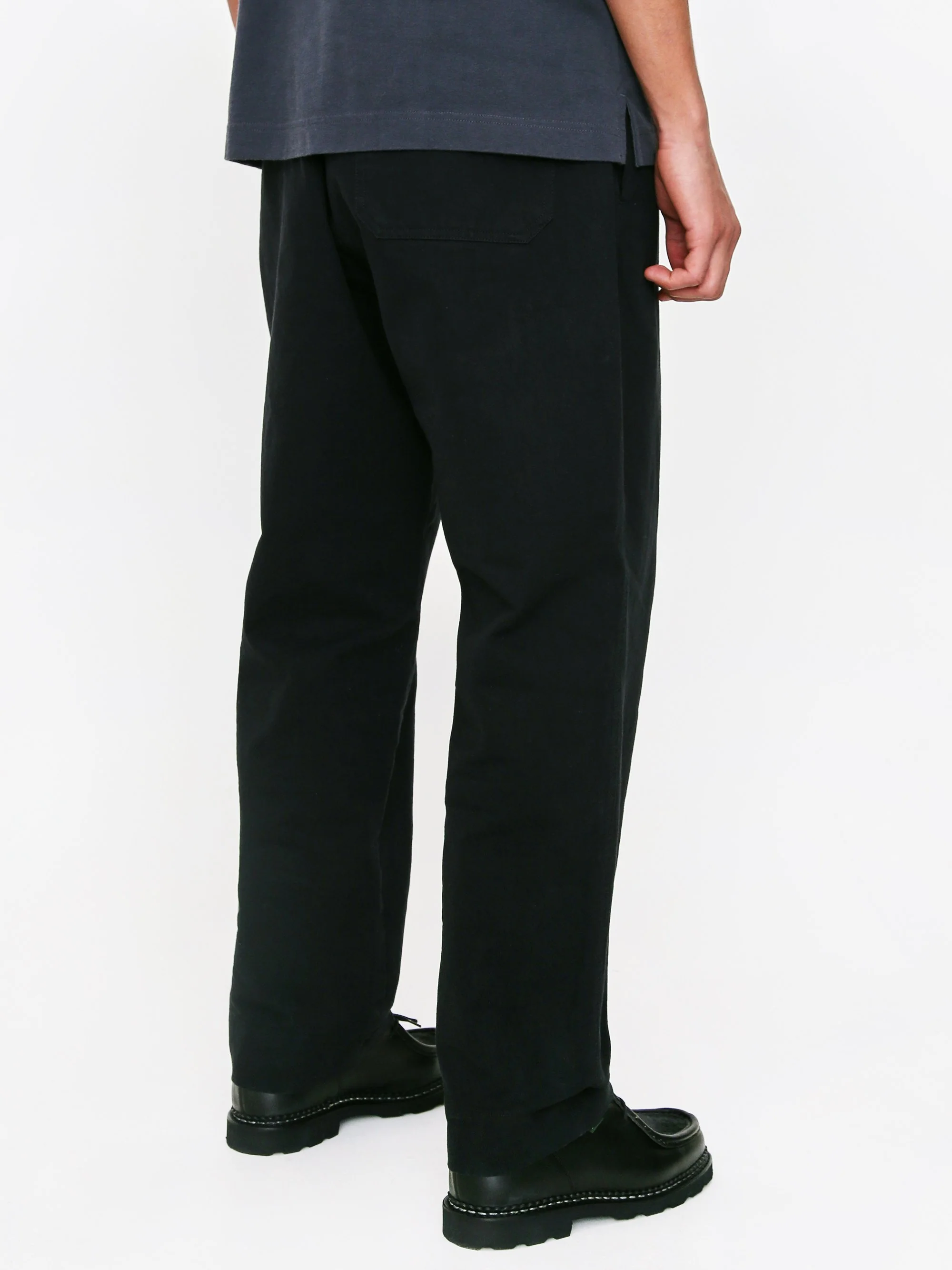 MHL. By Margaret Howell Tapered Trouser - Black - Image 9