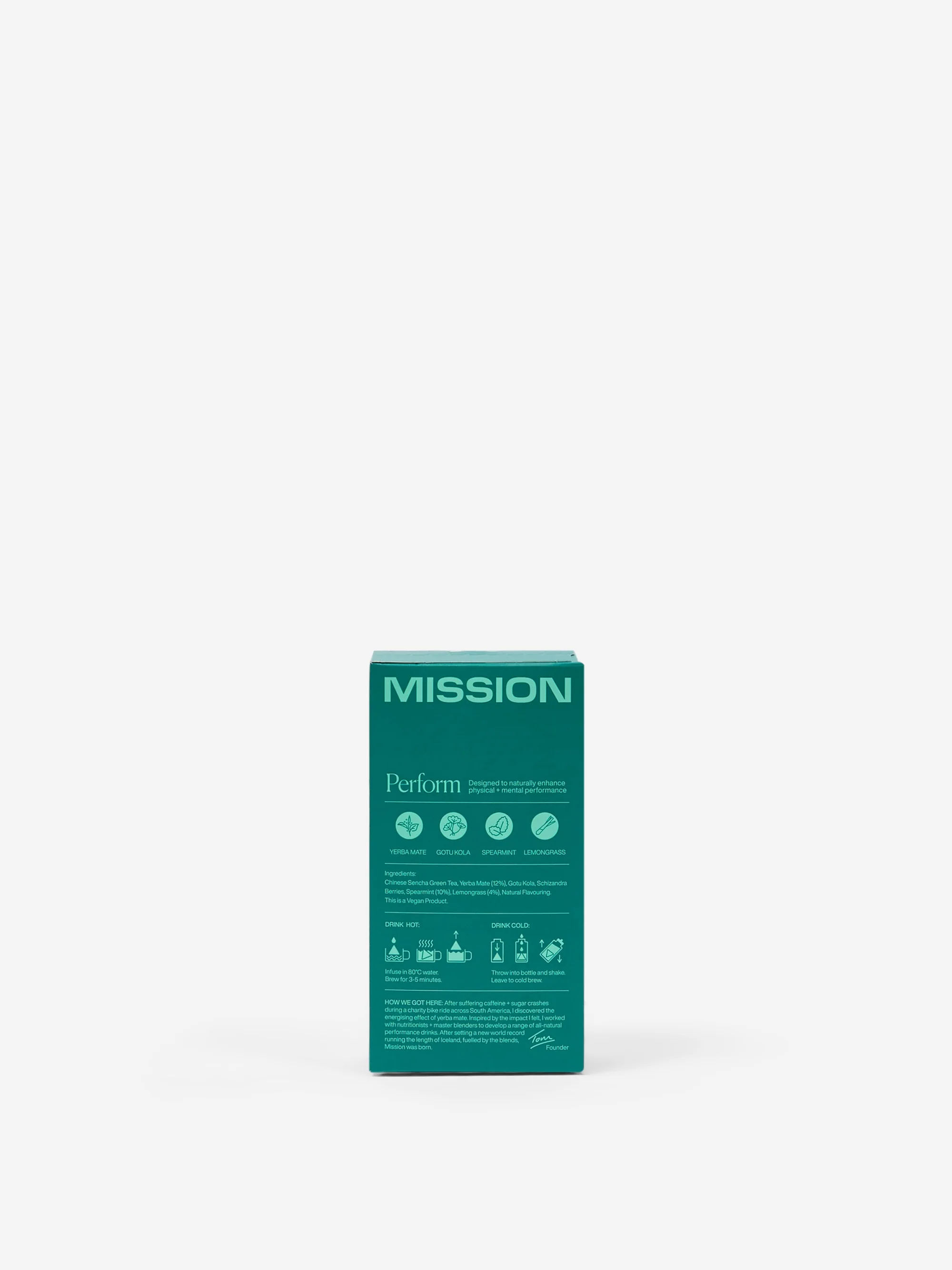 Mission Perform Yerba Mate Tea with Spearmint - Image 3