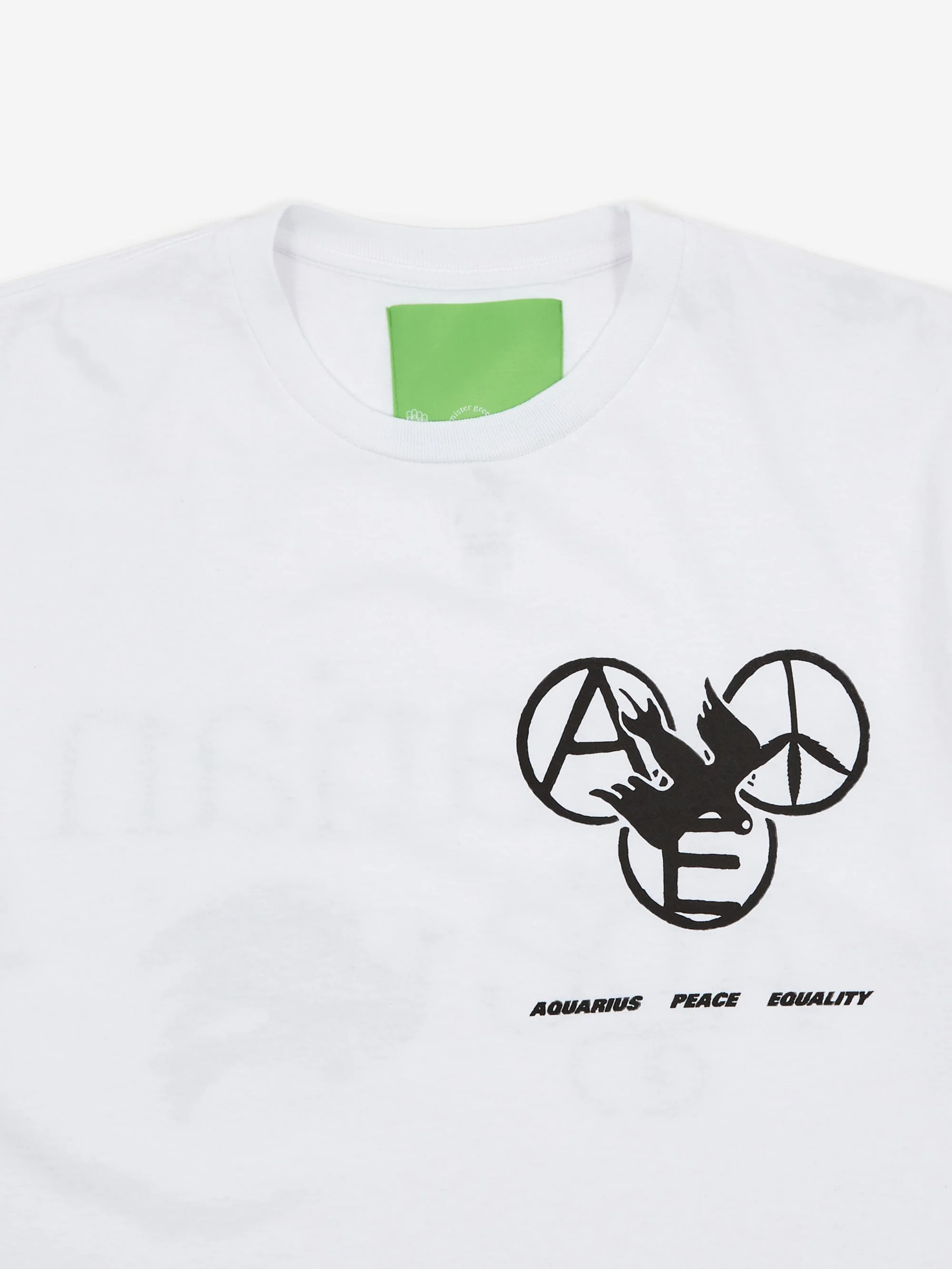 Mister Green APE Aquarian Age Shortsleeve T-Shirt - White - Image 3