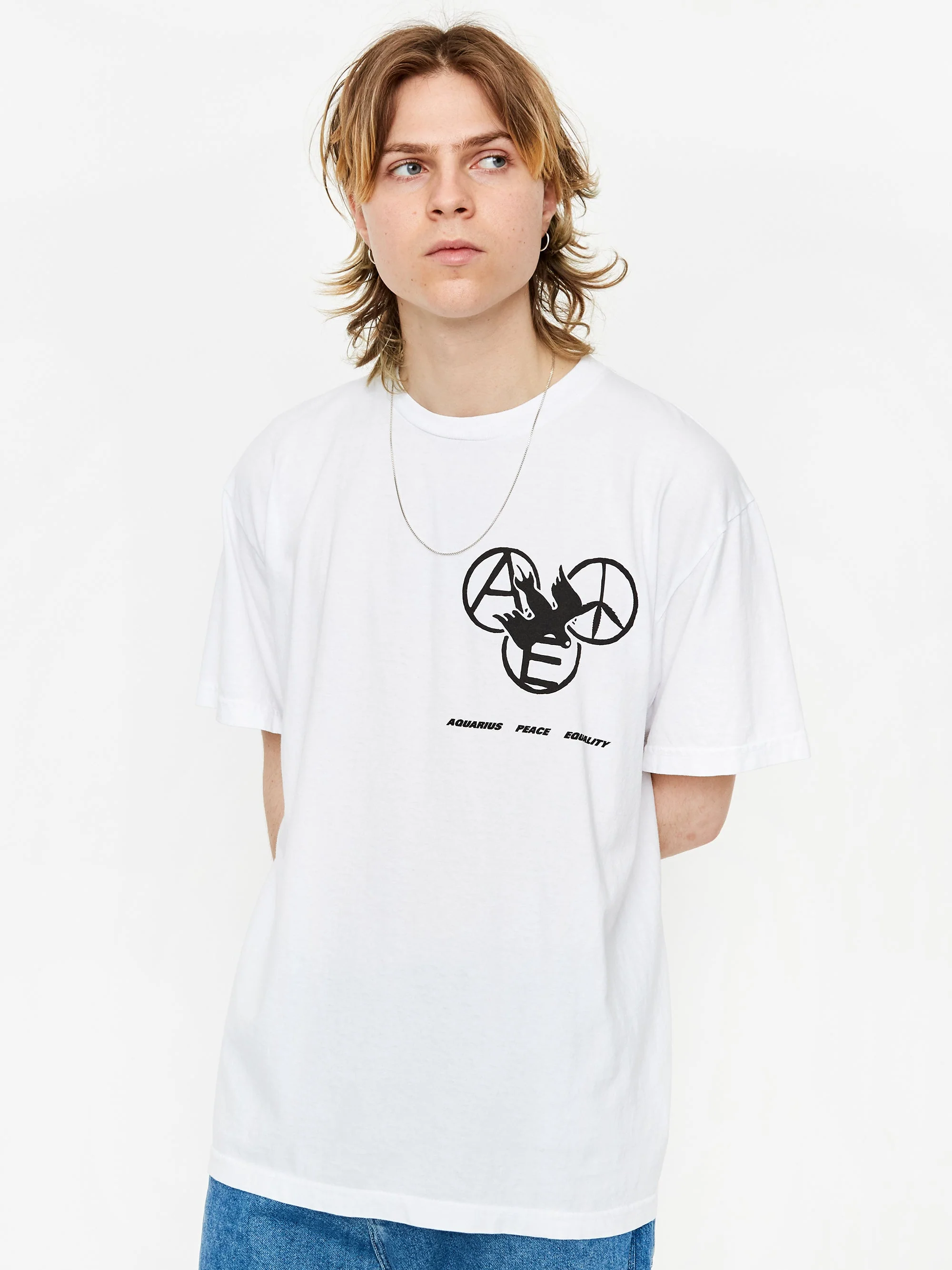 Mister Green APE Aquarian Age Shortsleeve T-Shirt - White - Image 5