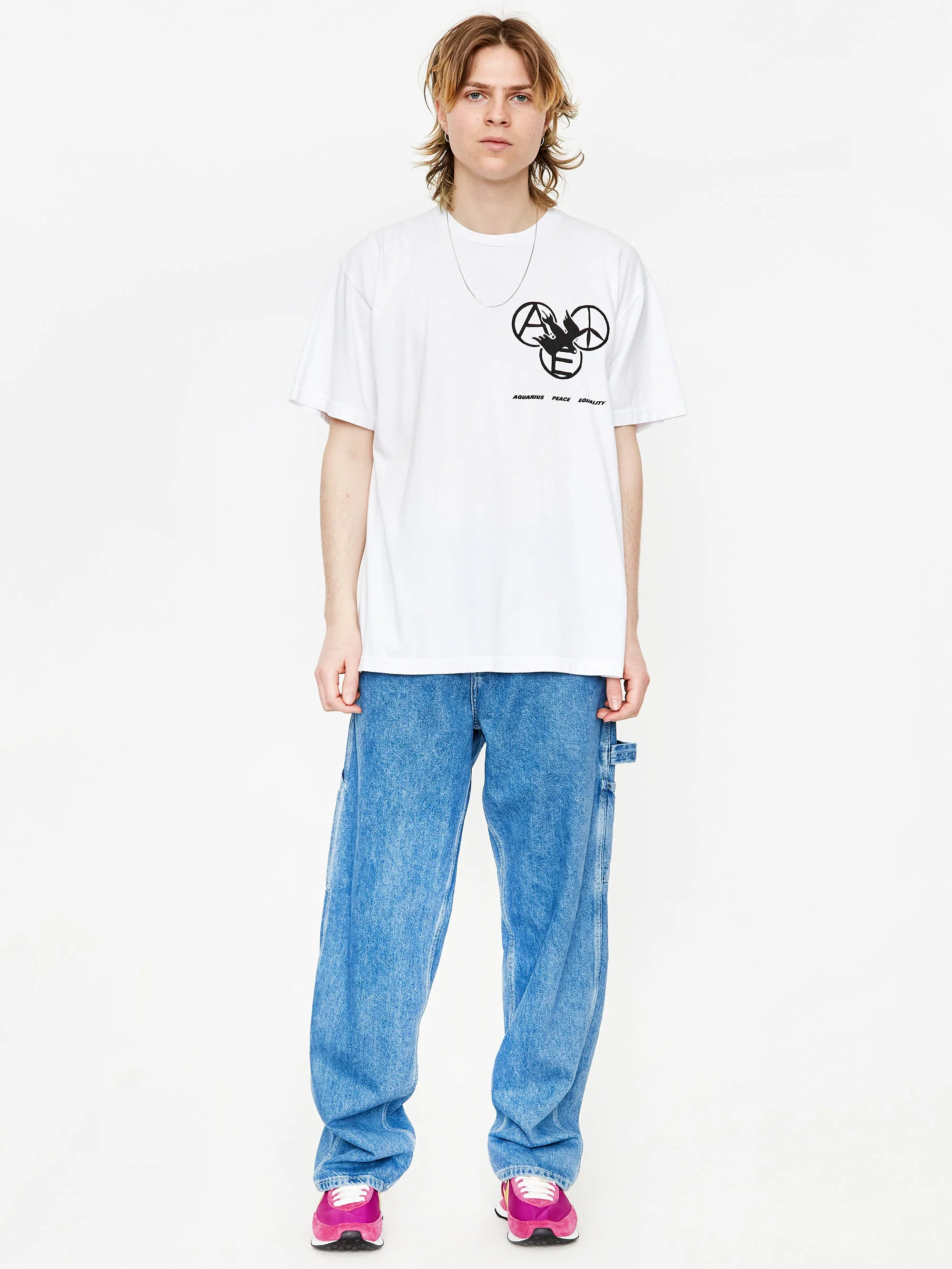Mister Green APE Aquarian Age Shortsleeve T-Shirt - White - Image 6