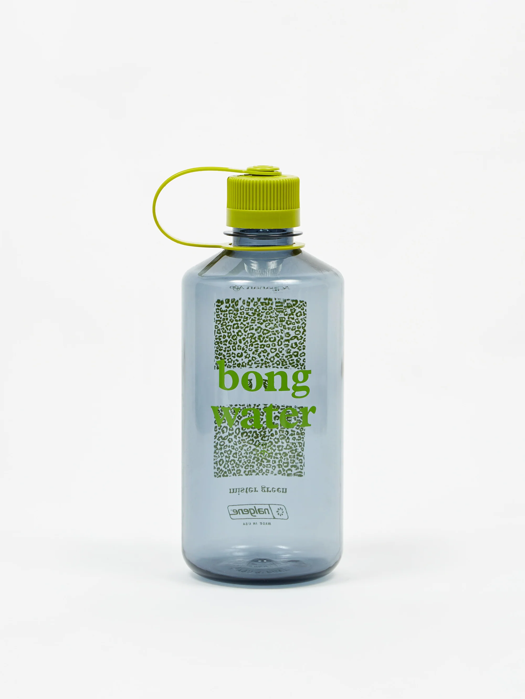 Mister Green Bong Water Bottle Hard Shell - Grey/Green - Image 2