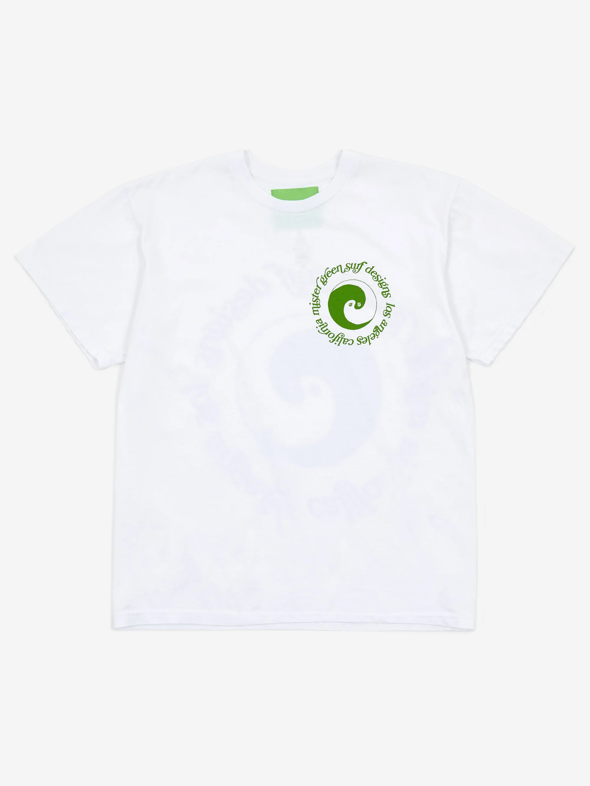 Mister Green Dualism Surf V2 Shortsleeve T-Shirt - White - Image 2