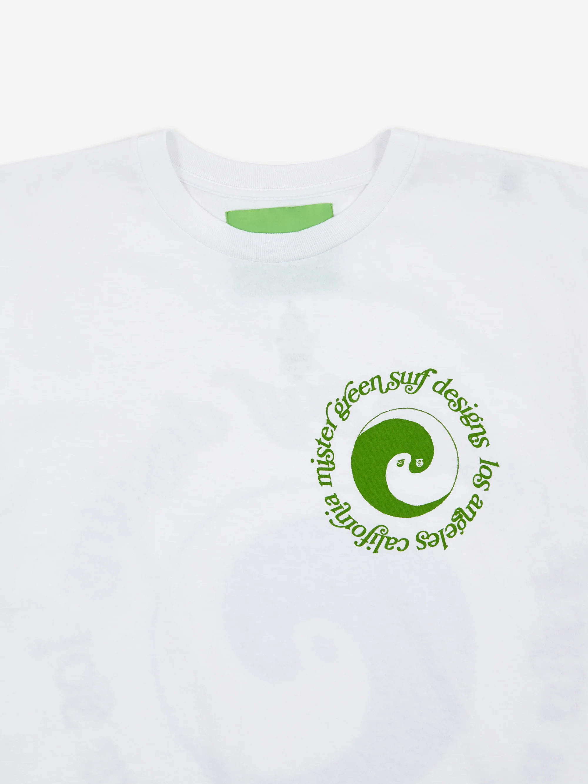 Mister Green Dualism Surf V2 Shortsleeve T-Shirt - White - Image 3