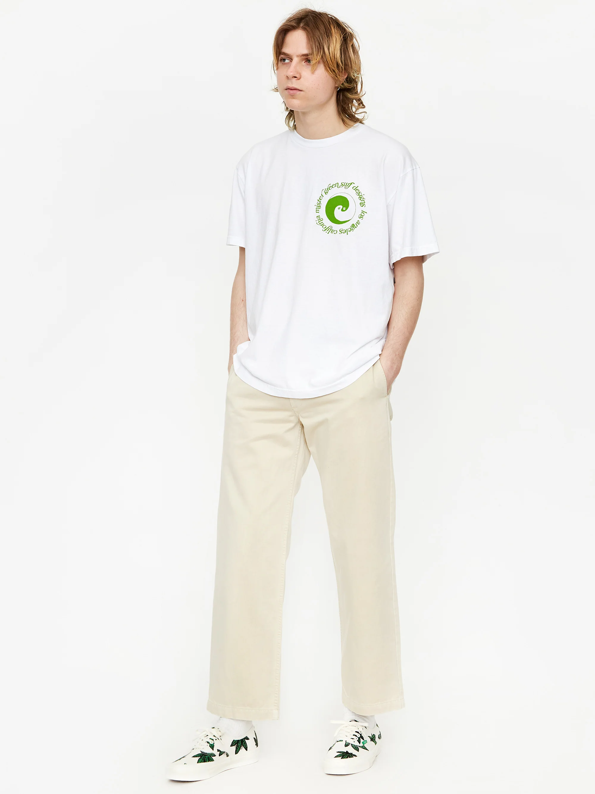 Mister Green Dualism Surf V2 Shortsleeve T-Shirt - White - Image 6